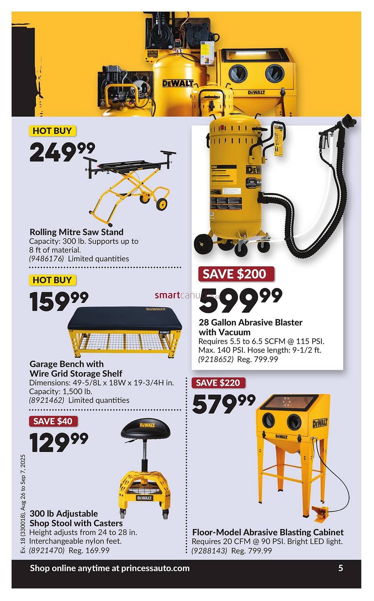 Princess Auto flyer