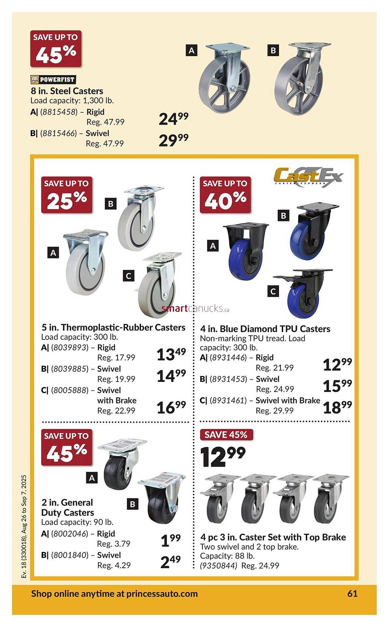 Princess Auto flyer