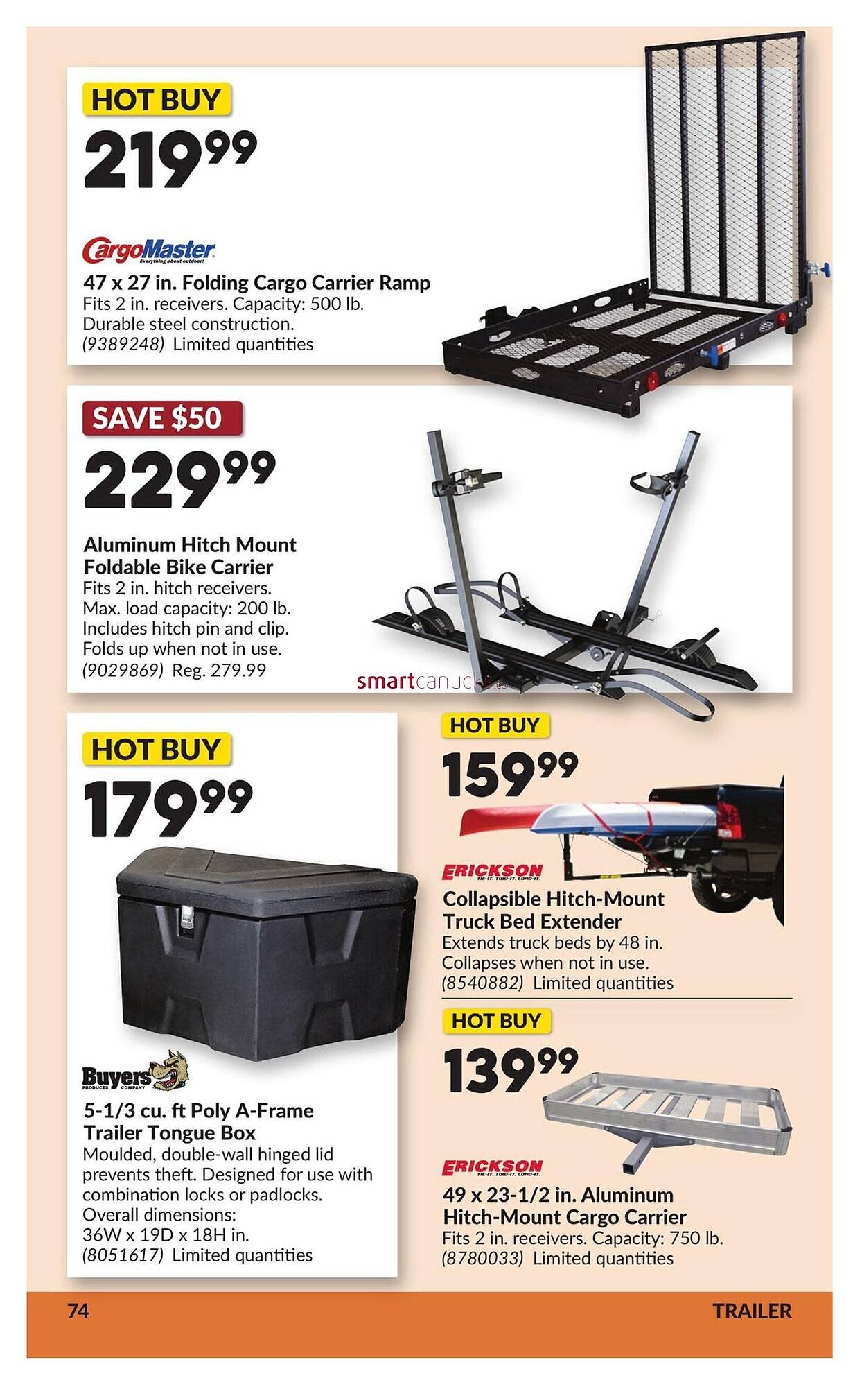 Princess Auto flyer