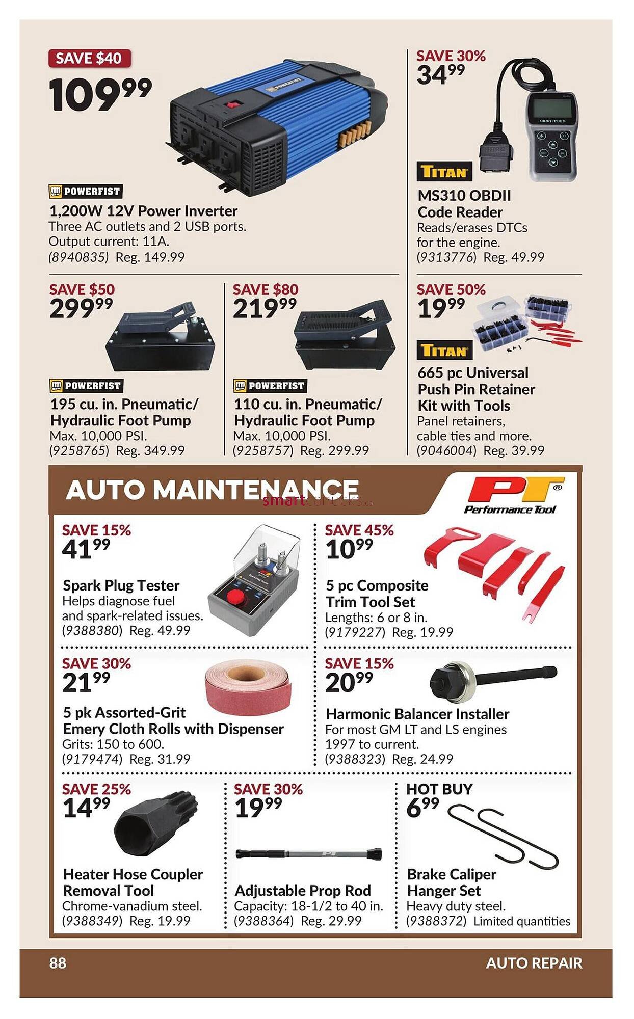Princess Auto flyer