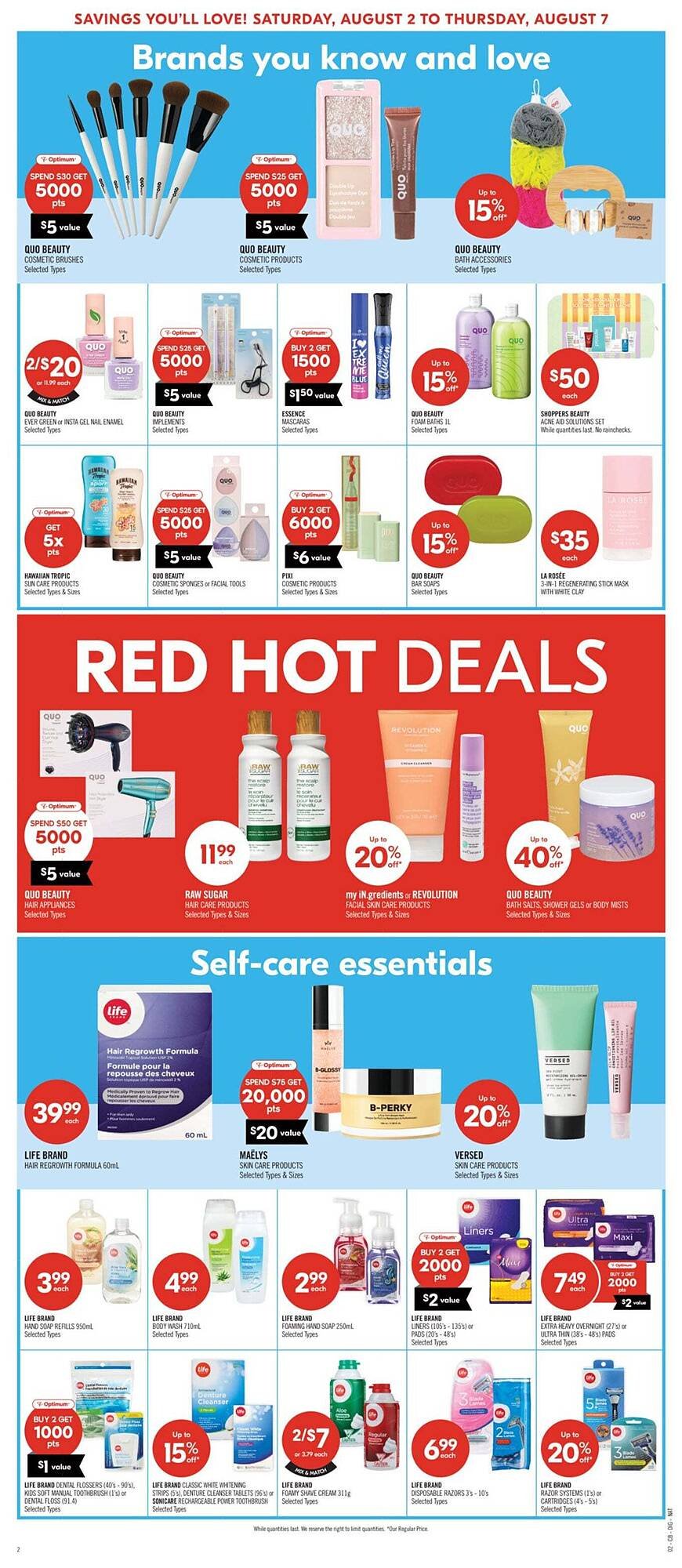 Shoppers Drug Mart flyer