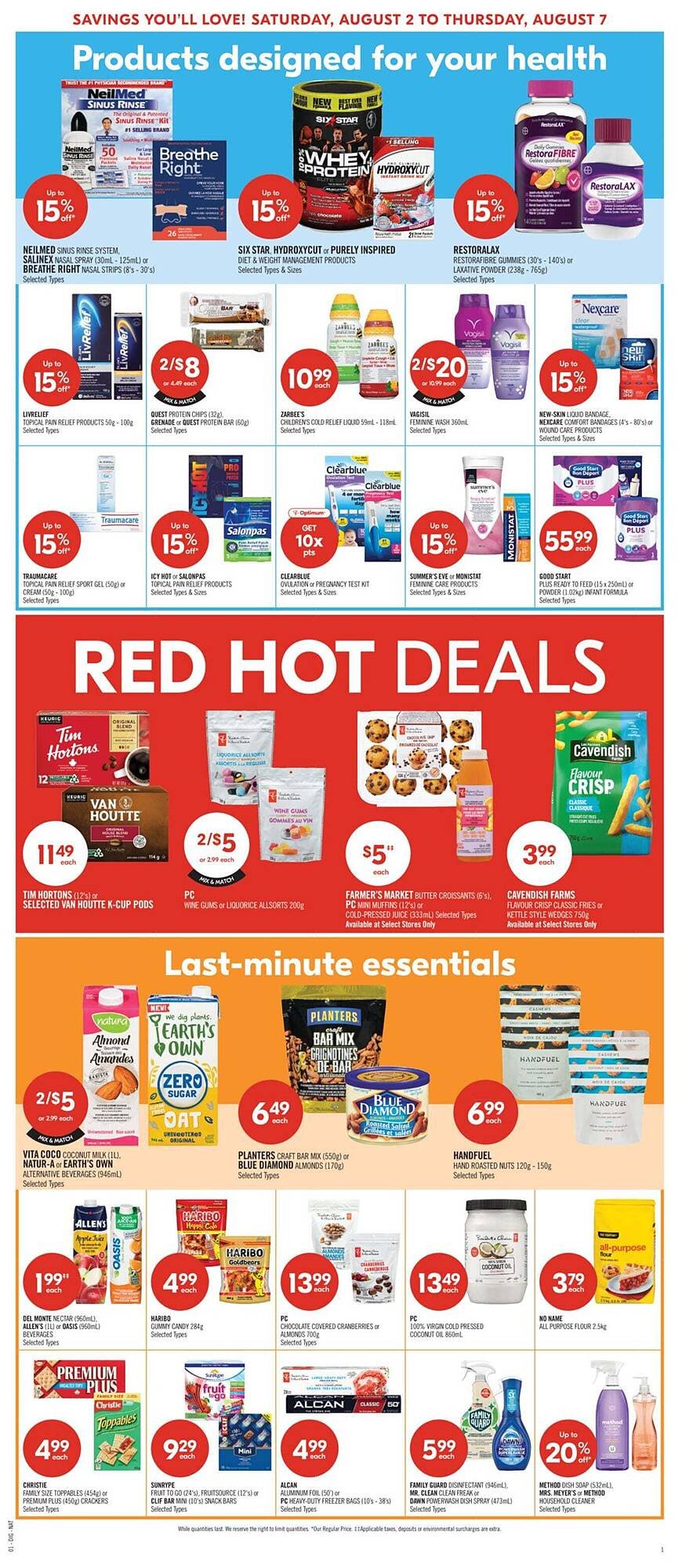 Shoppers Drug Mart flyer