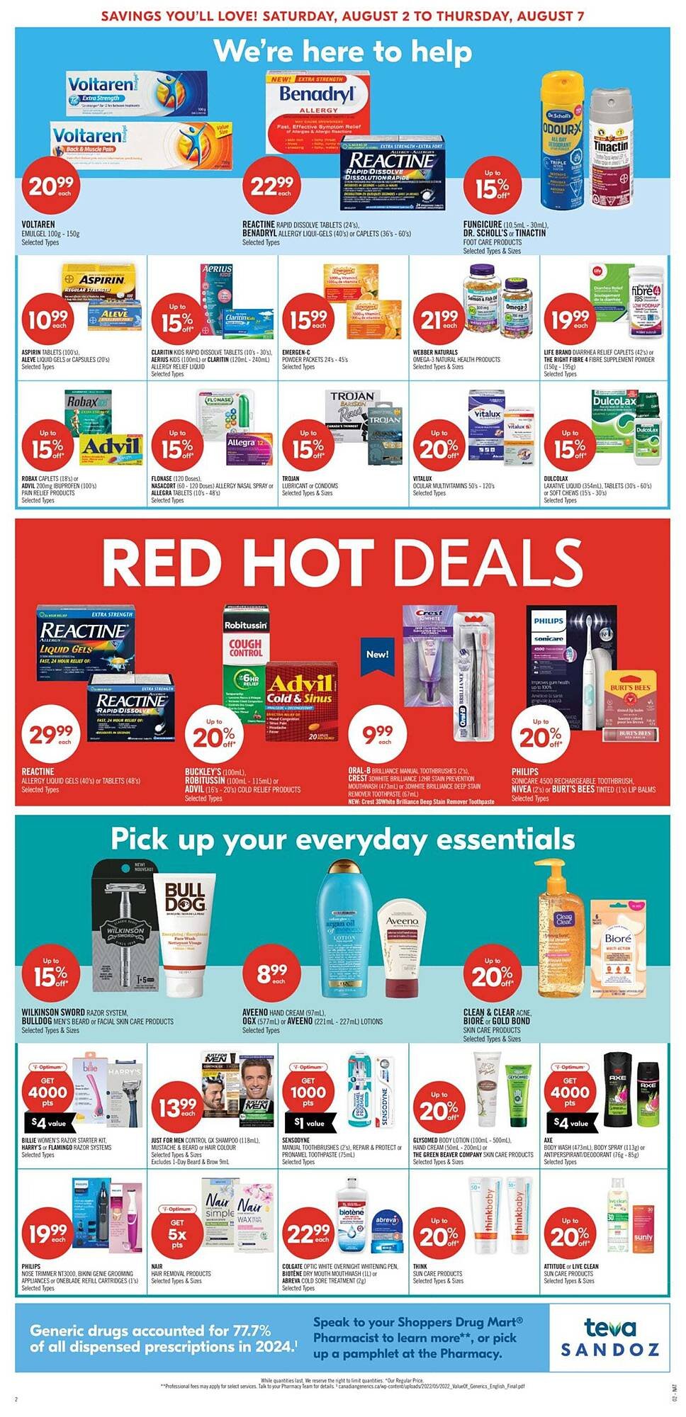 Shoppers Drug Mart flyer