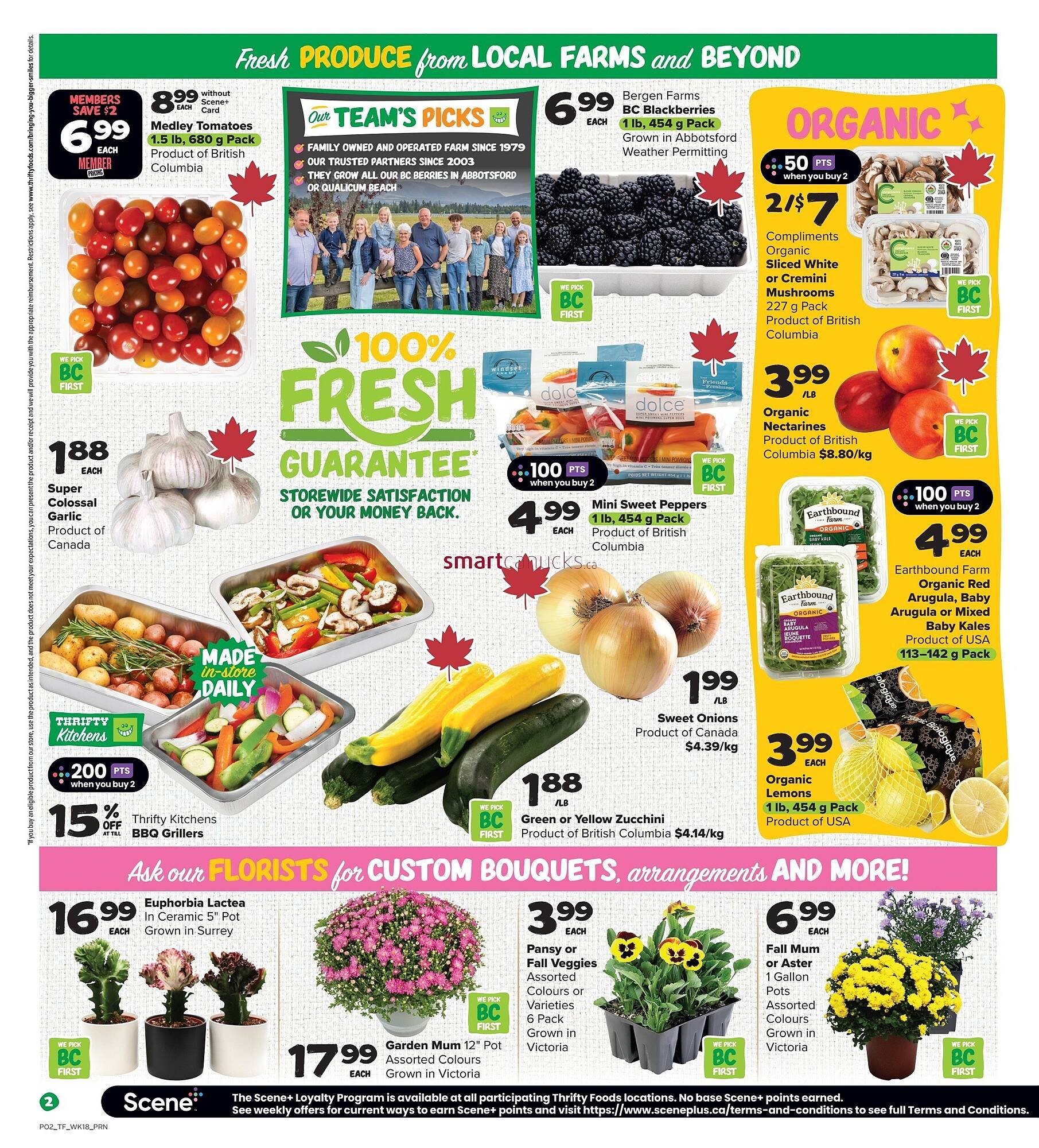 Thrifty Foods flyer