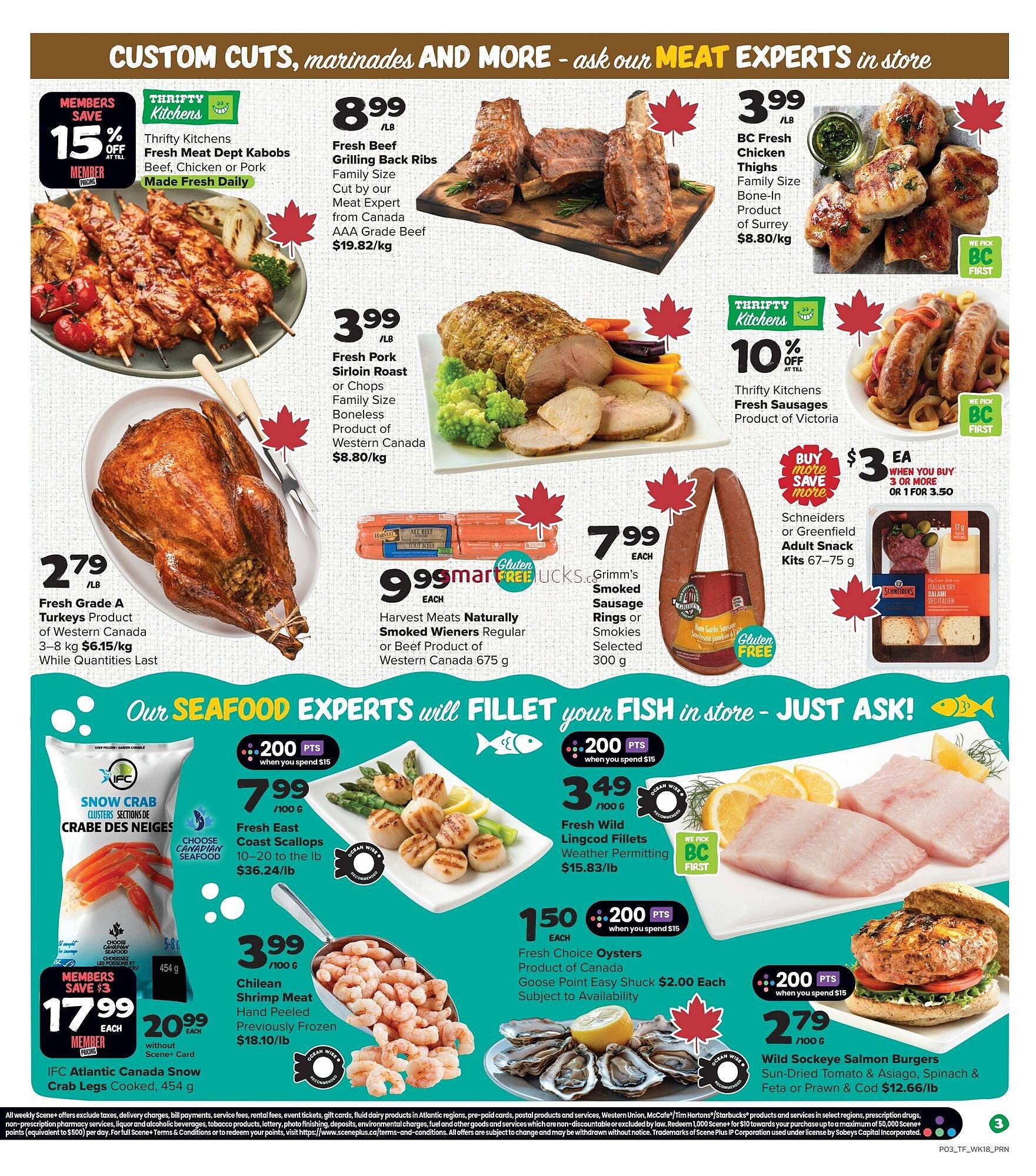 Thrifty Foods flyer