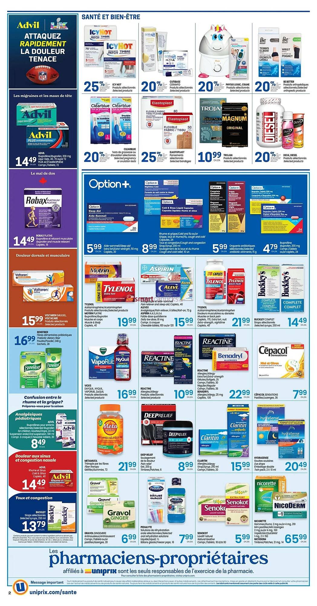 Uniprix flyer