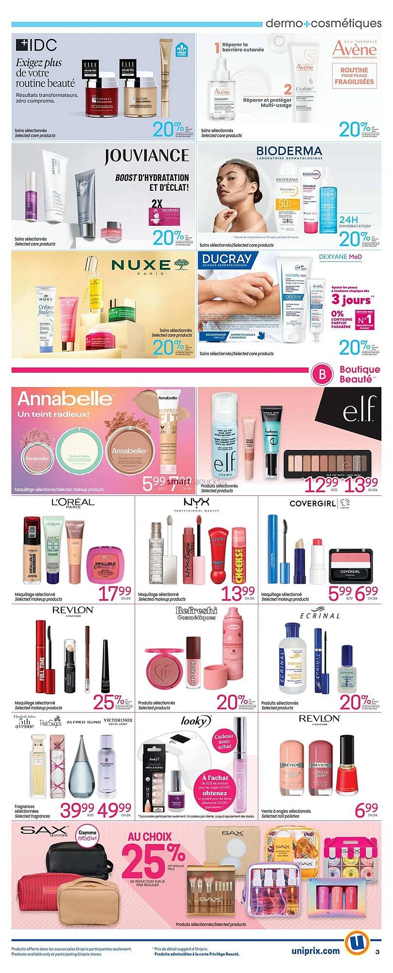 Uniprix flyer