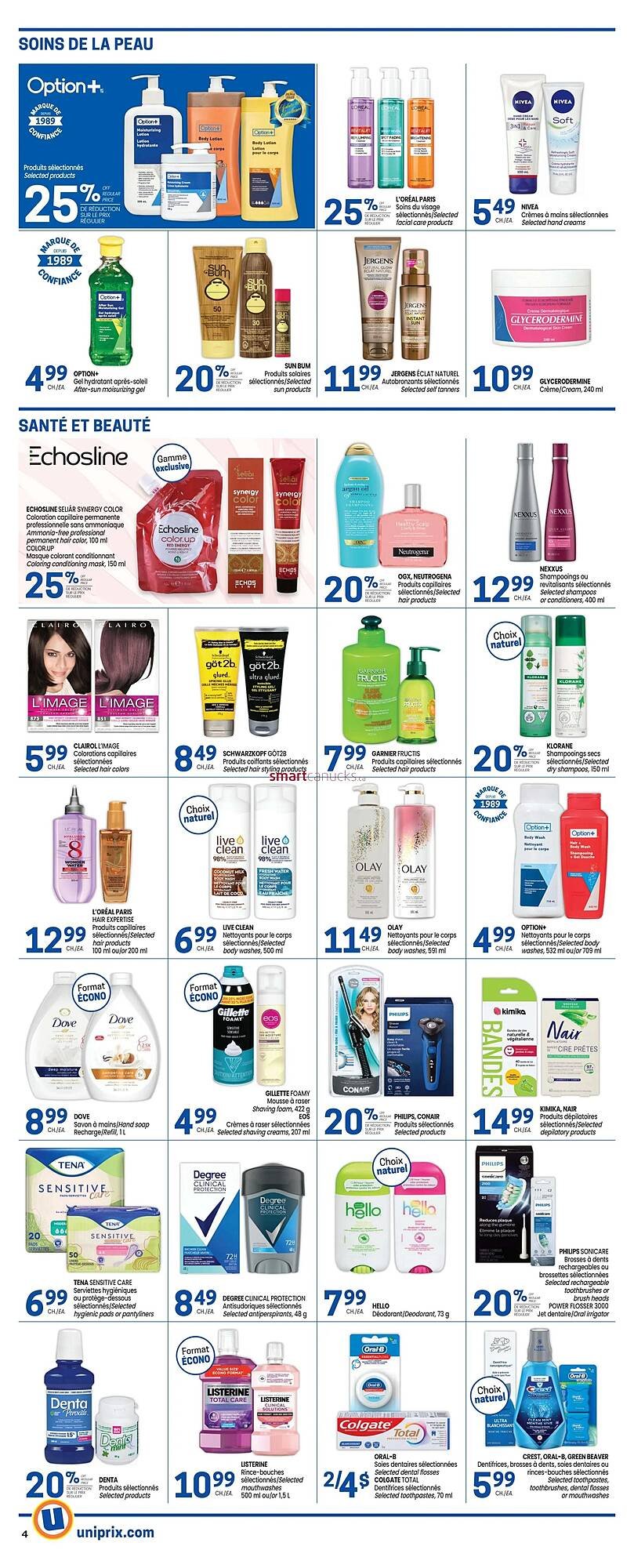 Uniprix flyer