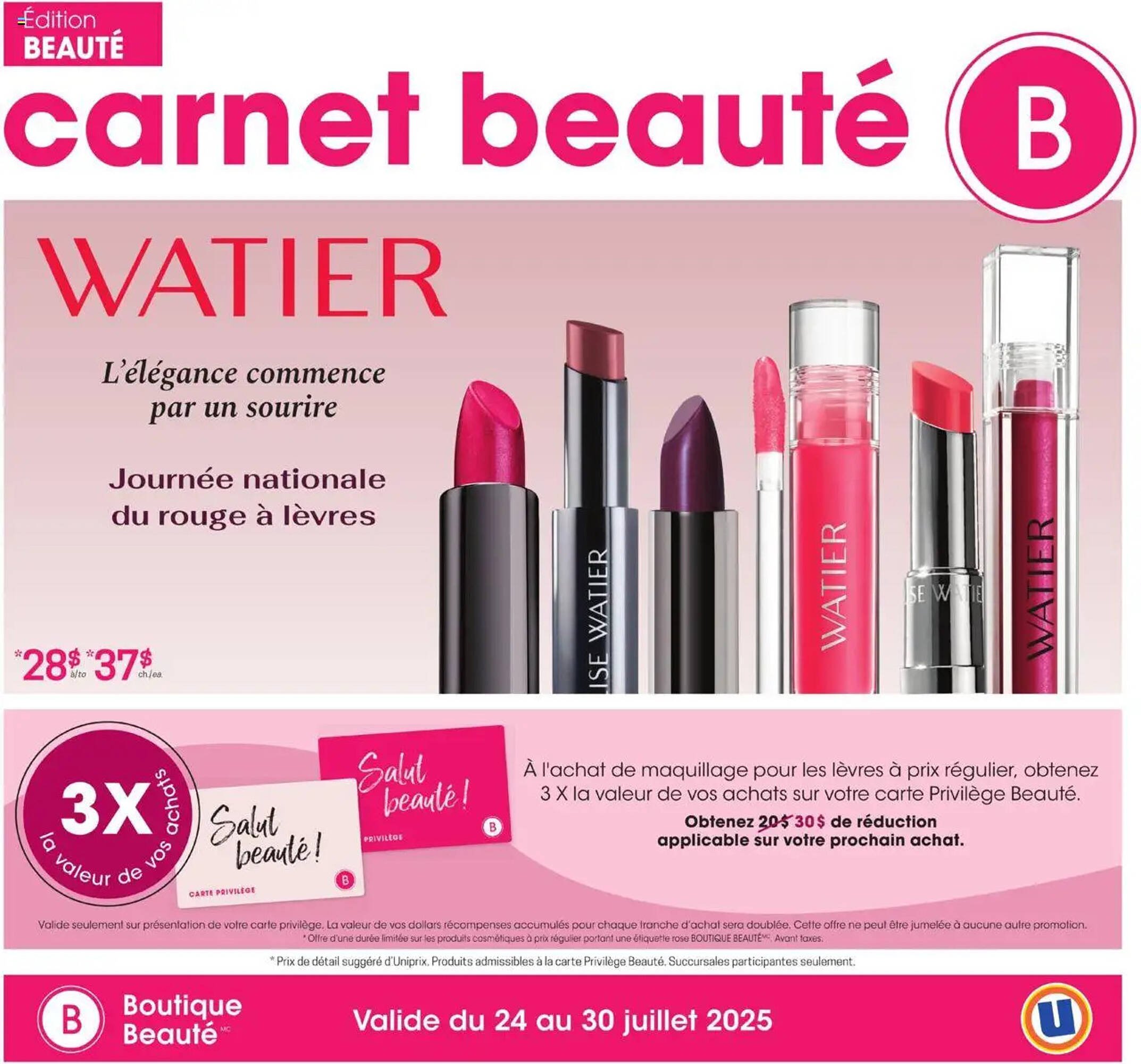 Uniprix flyer (2025-07-24 - 2025-07-31) | 1