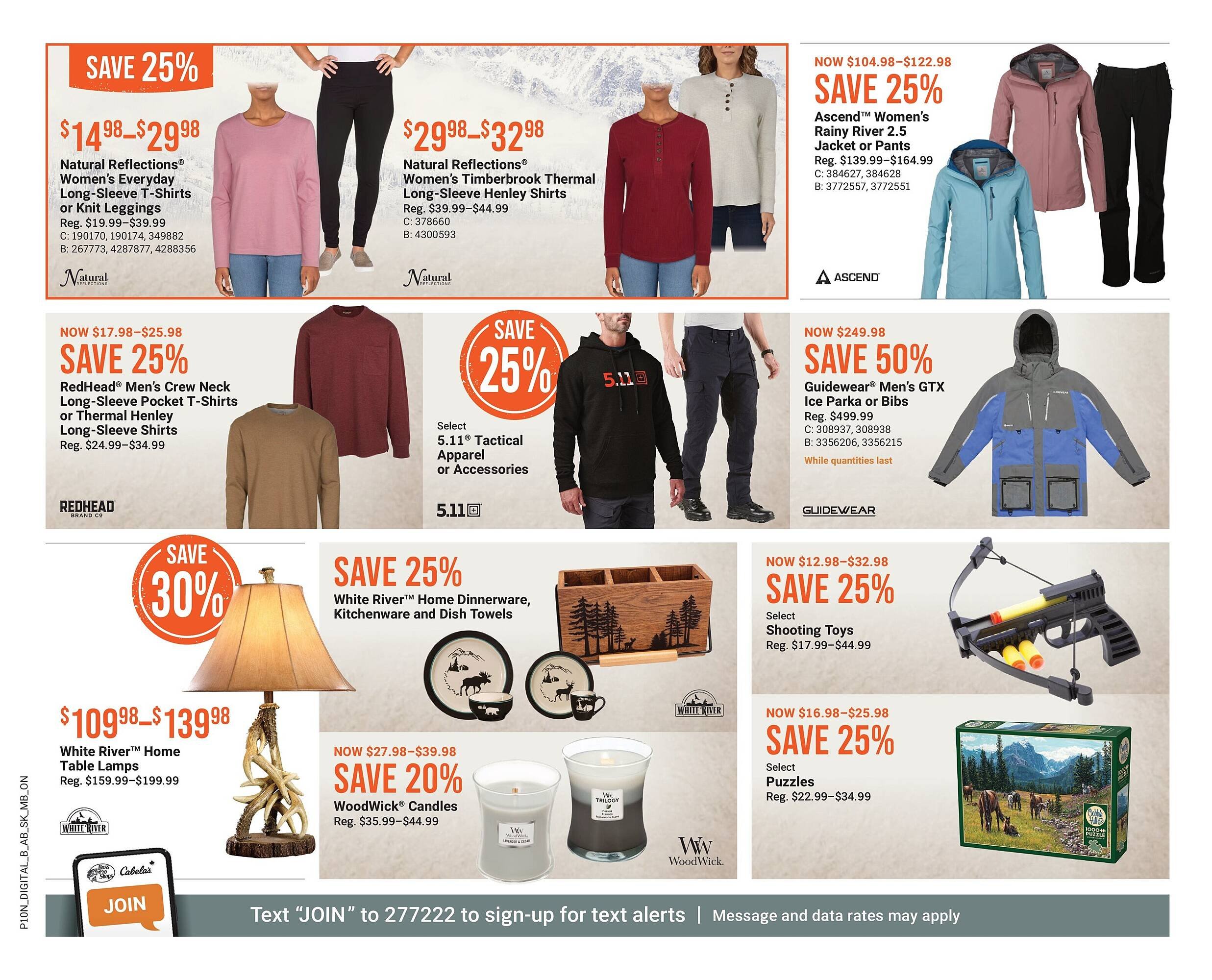 Cabela's flyer