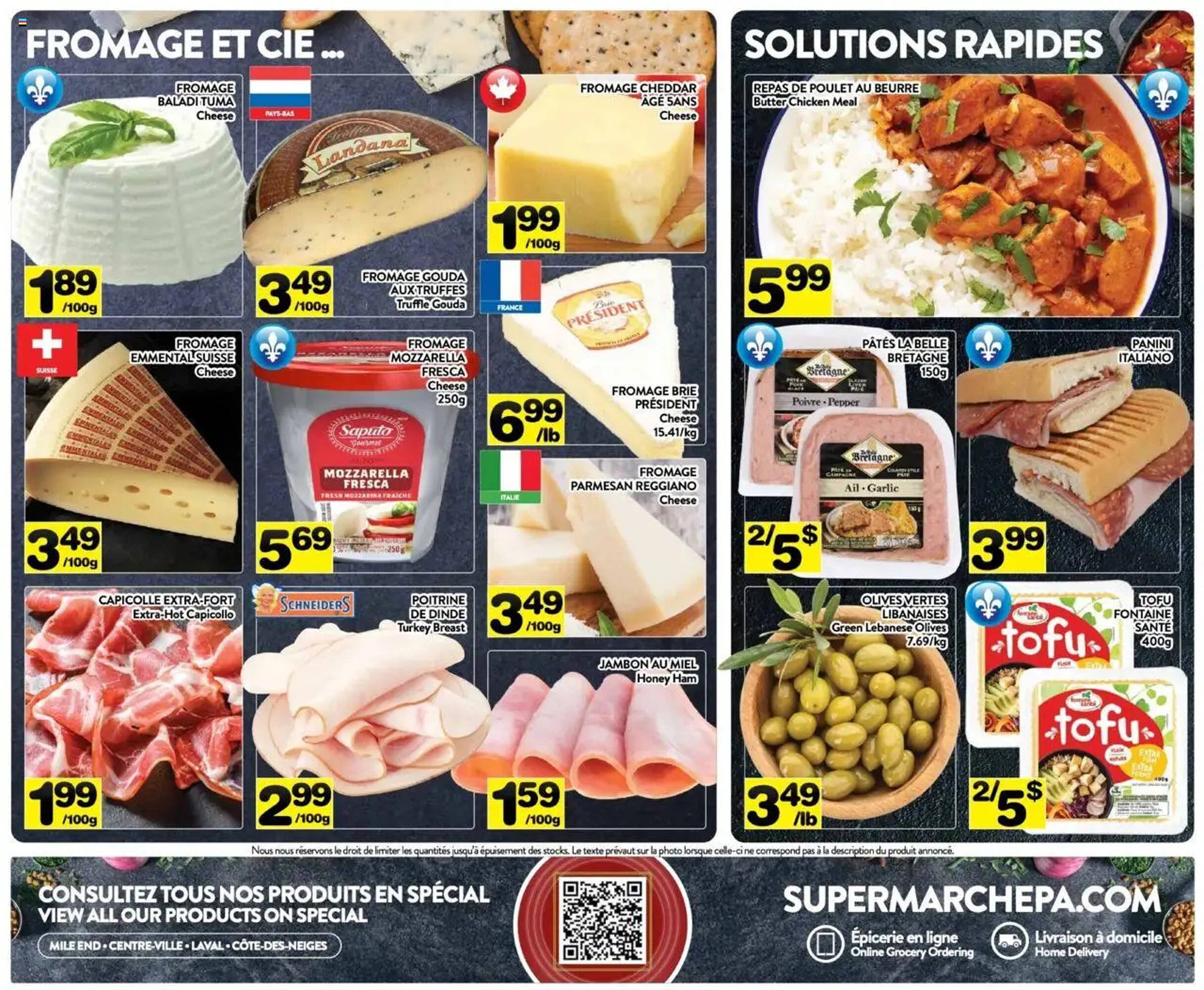 Supermarché PA flyer