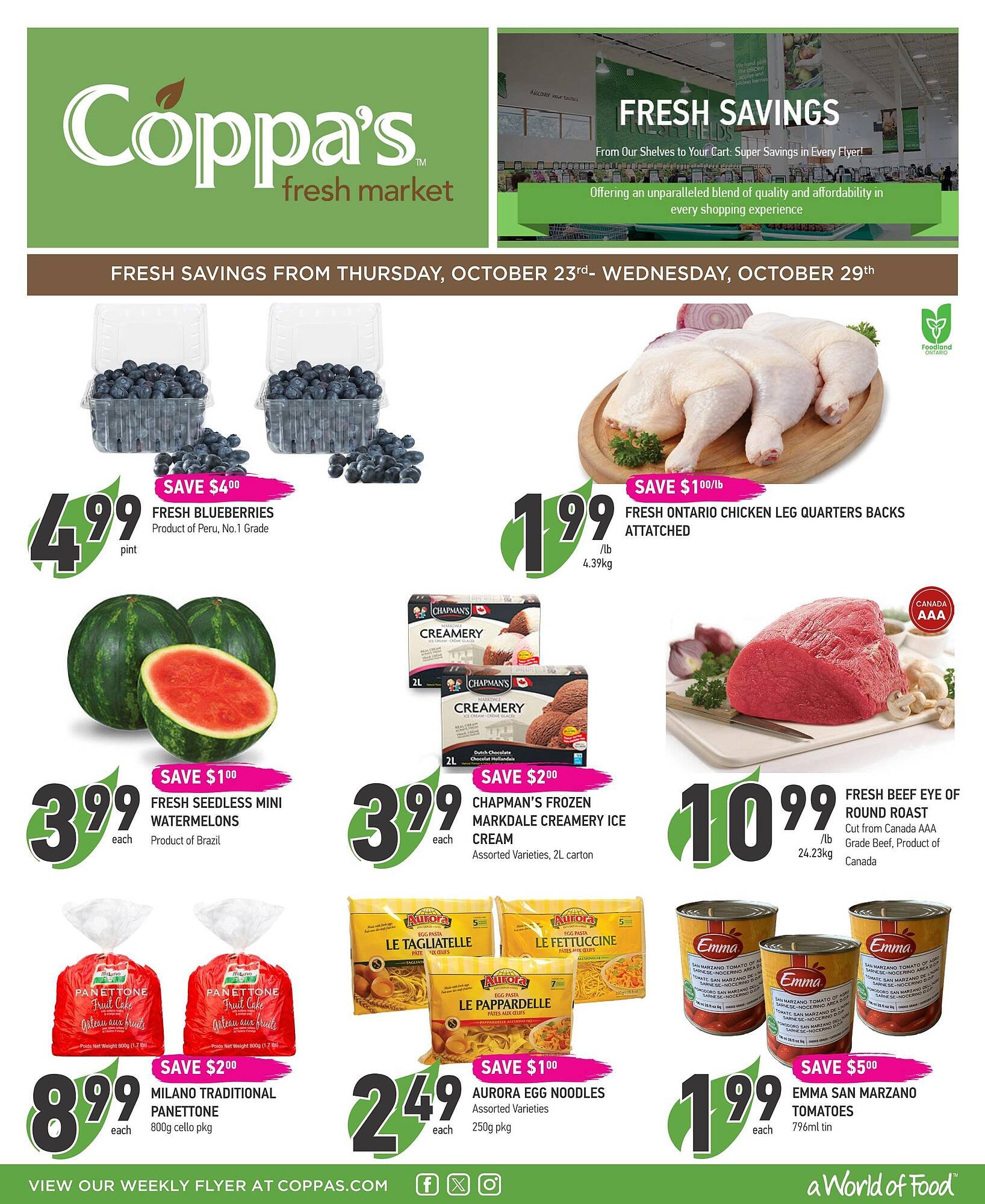 Coppa&#039;s Fresh Market flyer (2025-10-23 - 2025-10-29) | 1