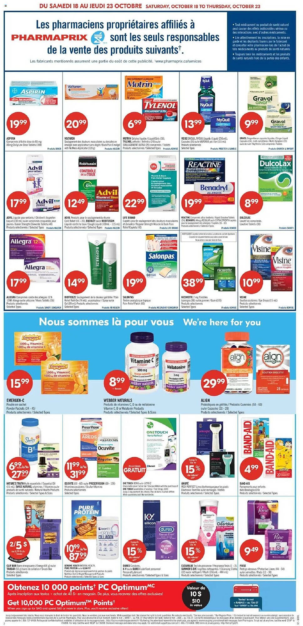 Pharmaprix flyer
