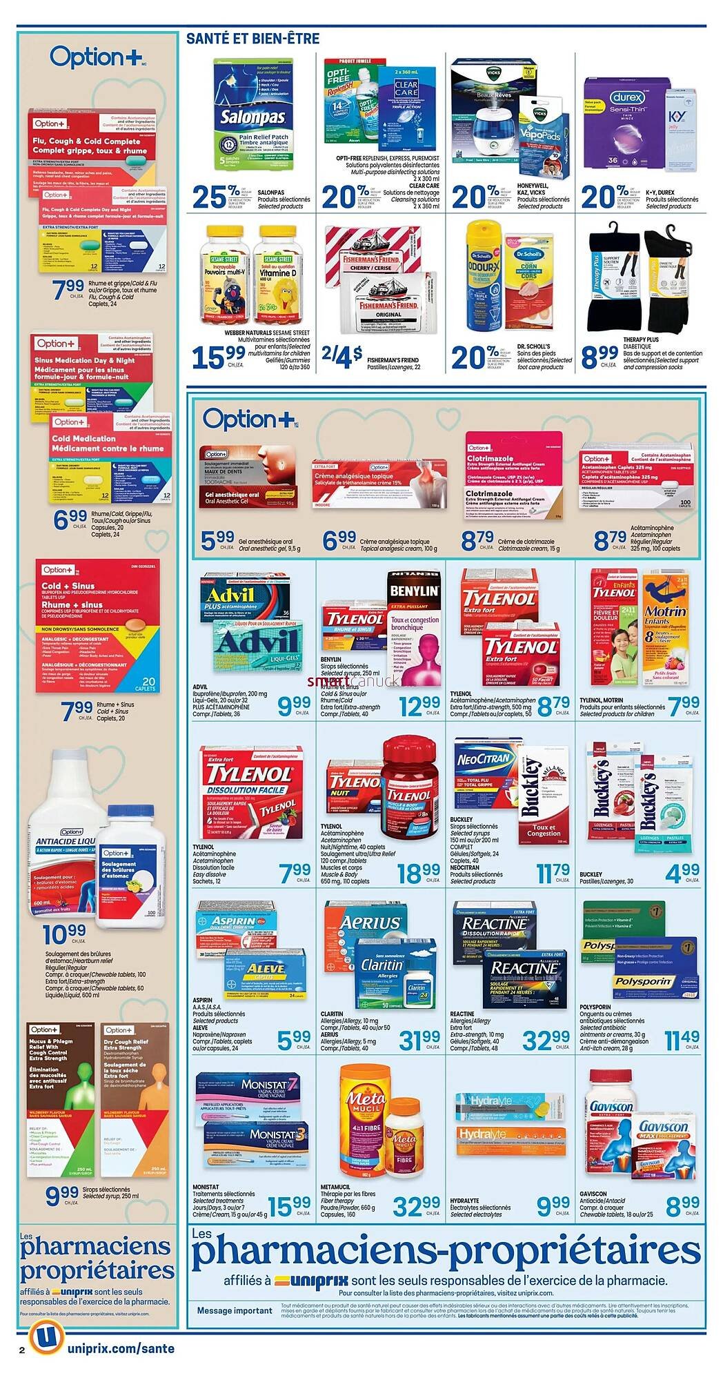 Uniprix flyer