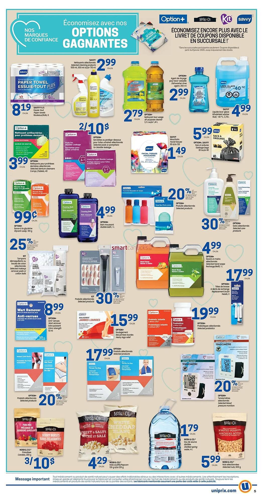 Uniprix flyer