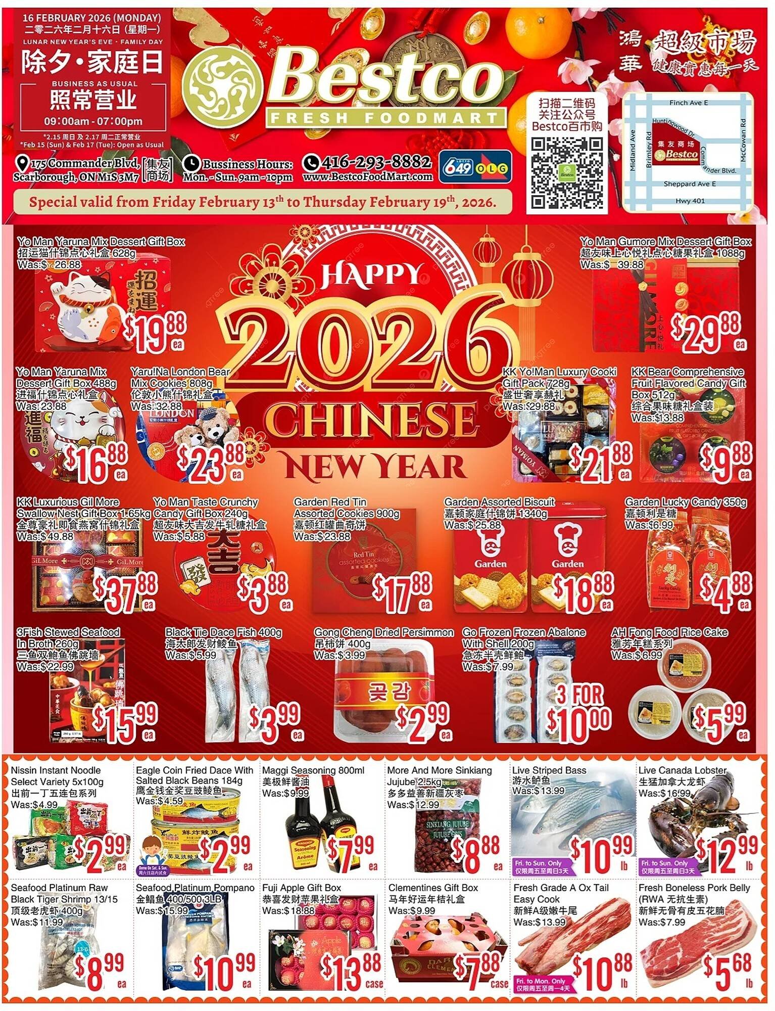 Bestco Food Mart flyer (2026-02-13 - 2026-02-19) | 1