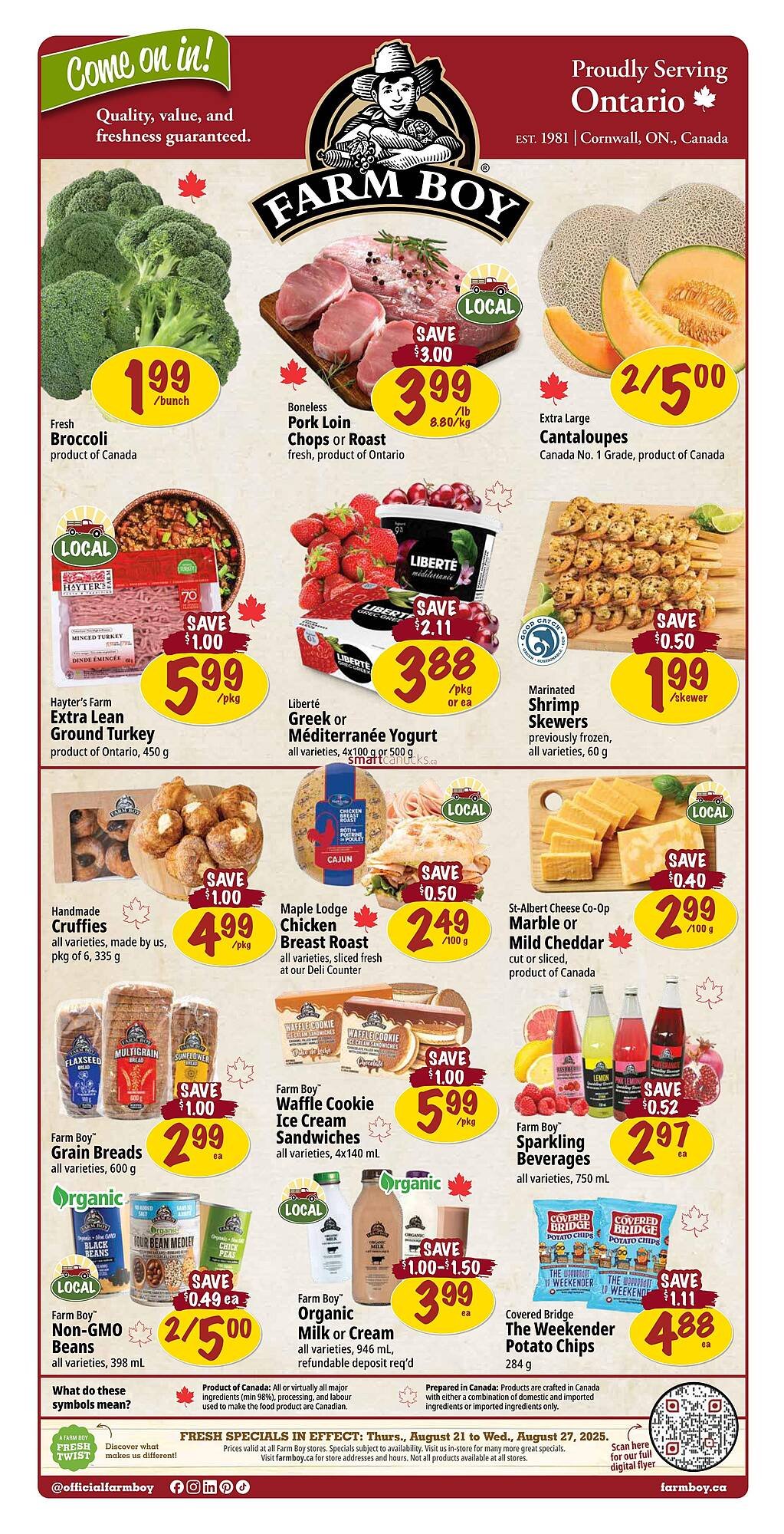 Farm Boy flyer (2025-08-21 - 2025-08-27) | 1