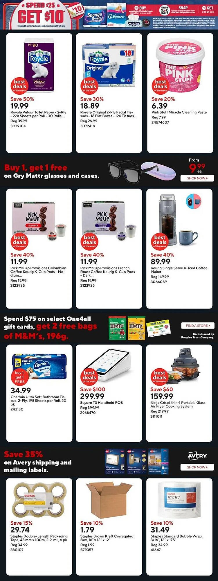 Staples flyer