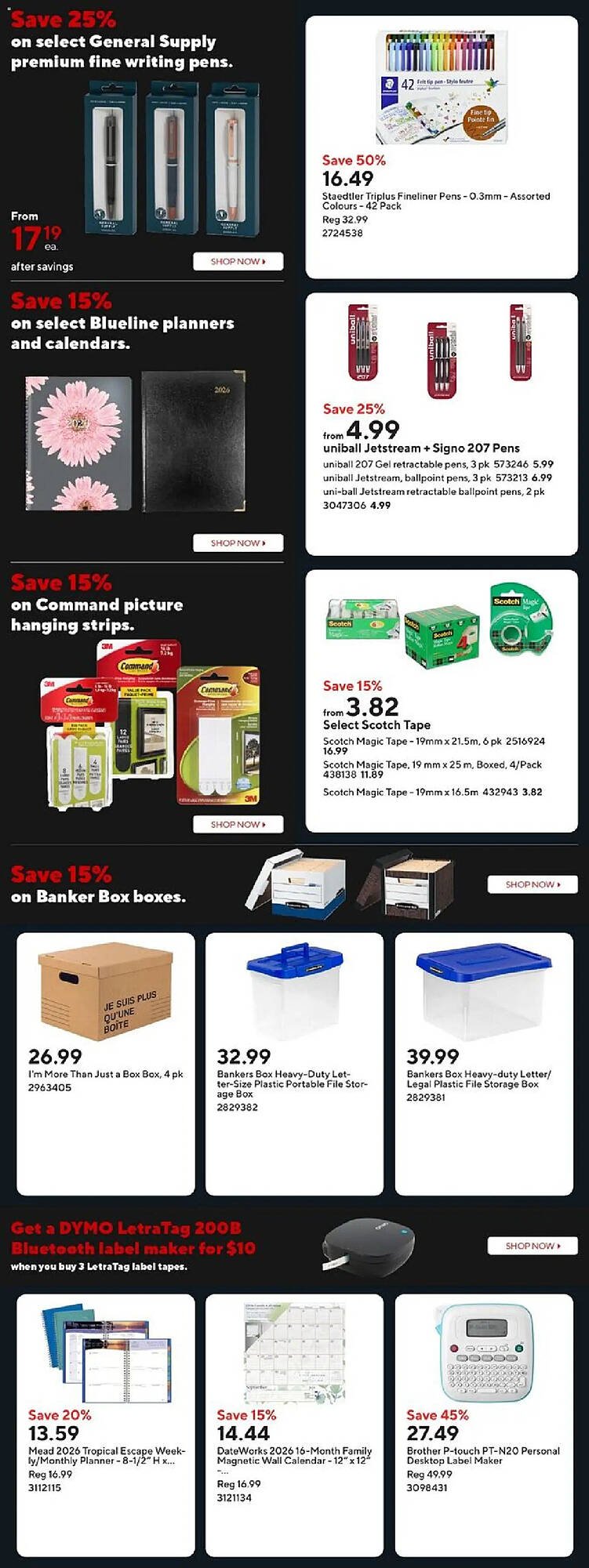 Staples flyer