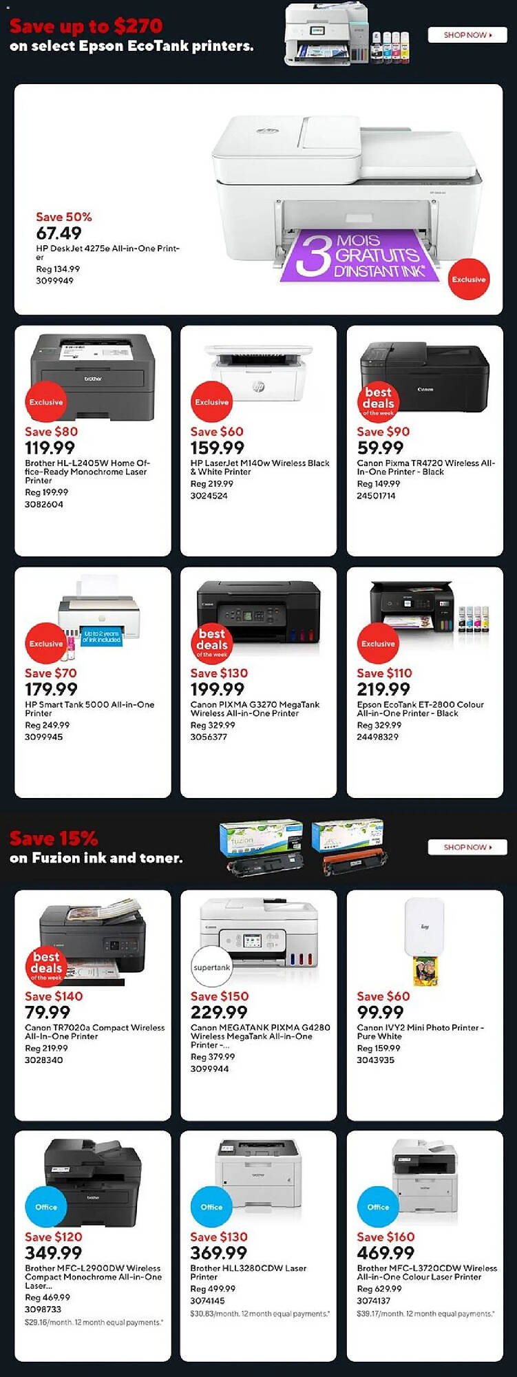 Staples flyer