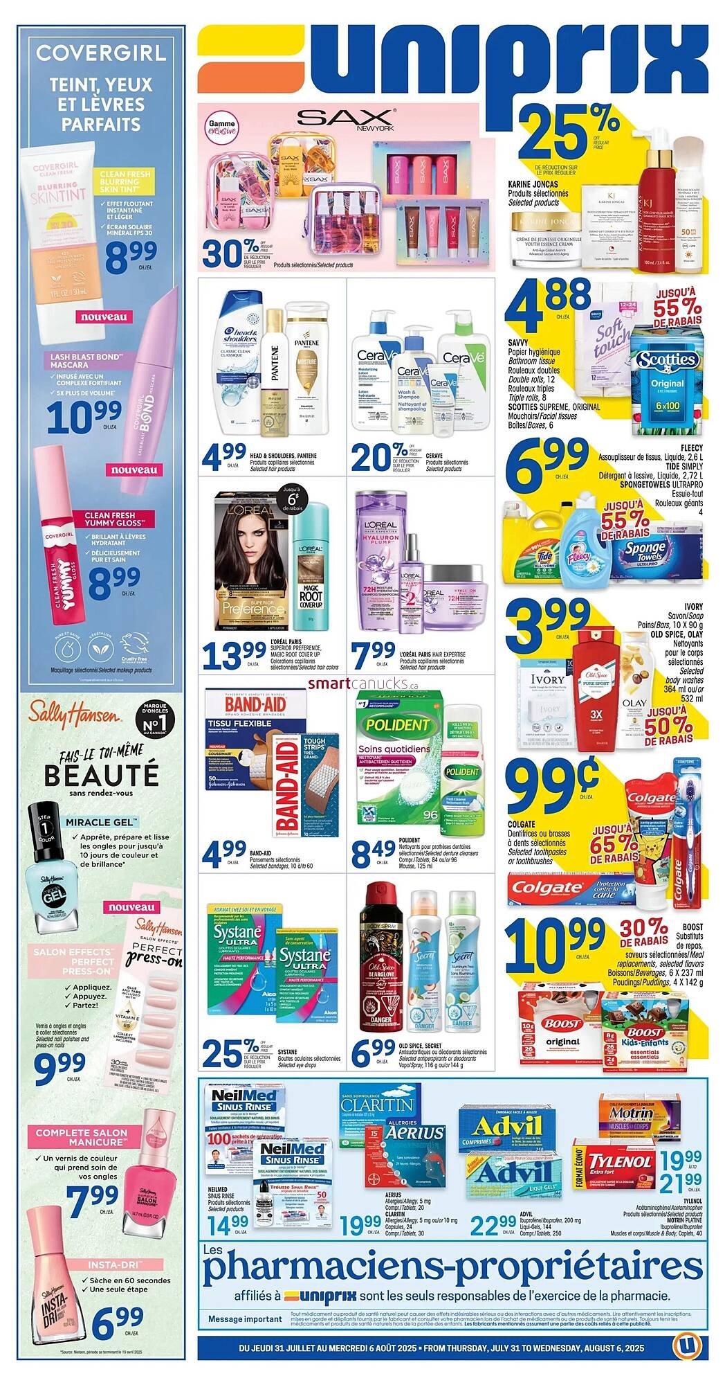 Uniprix flyer (2025-07-31 - 2025-08-06) | 1