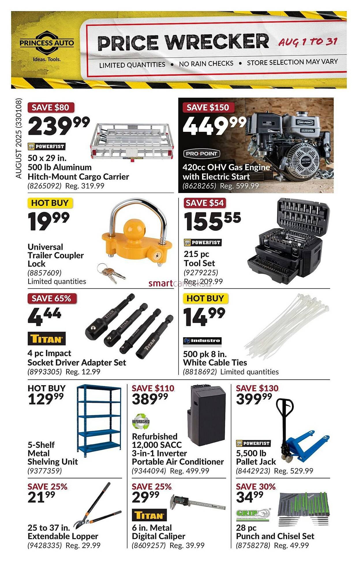 Princess Auto flyer (2025-07-31 - 2025-08-06) | 1