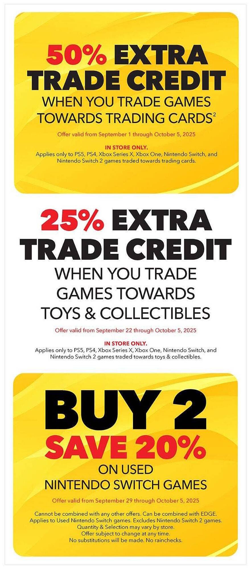GameStop flyer