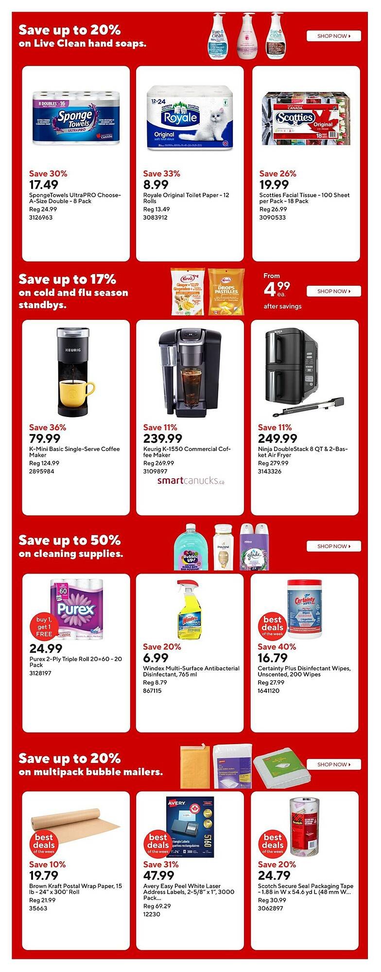 Staples flyer