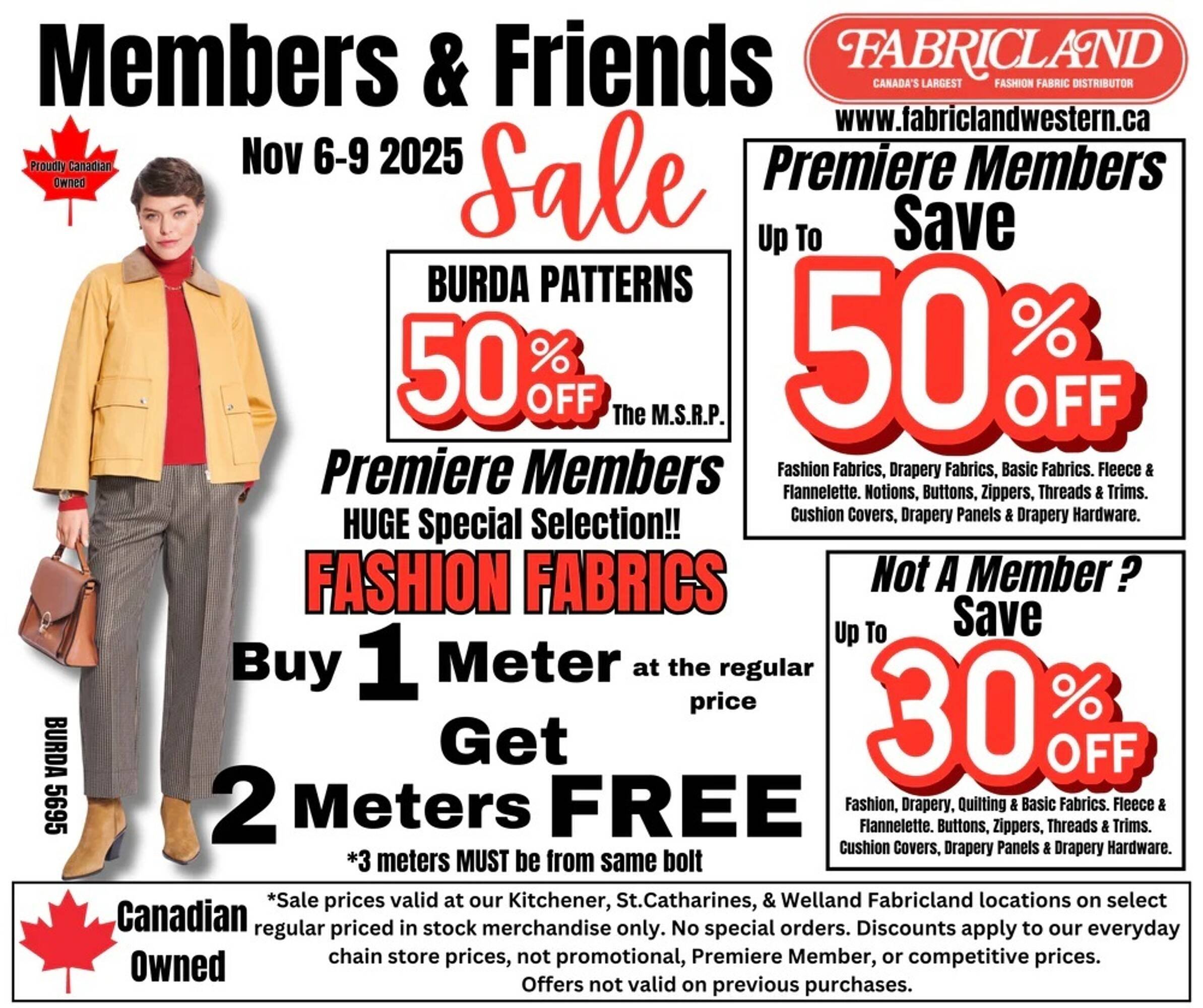 Fabricland flyer (2025-11-06 - 2025-11-12) | 1