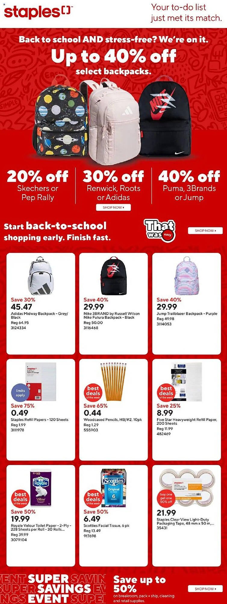 Staples flyer (2025-07-18 - 2025-07-25) | 1