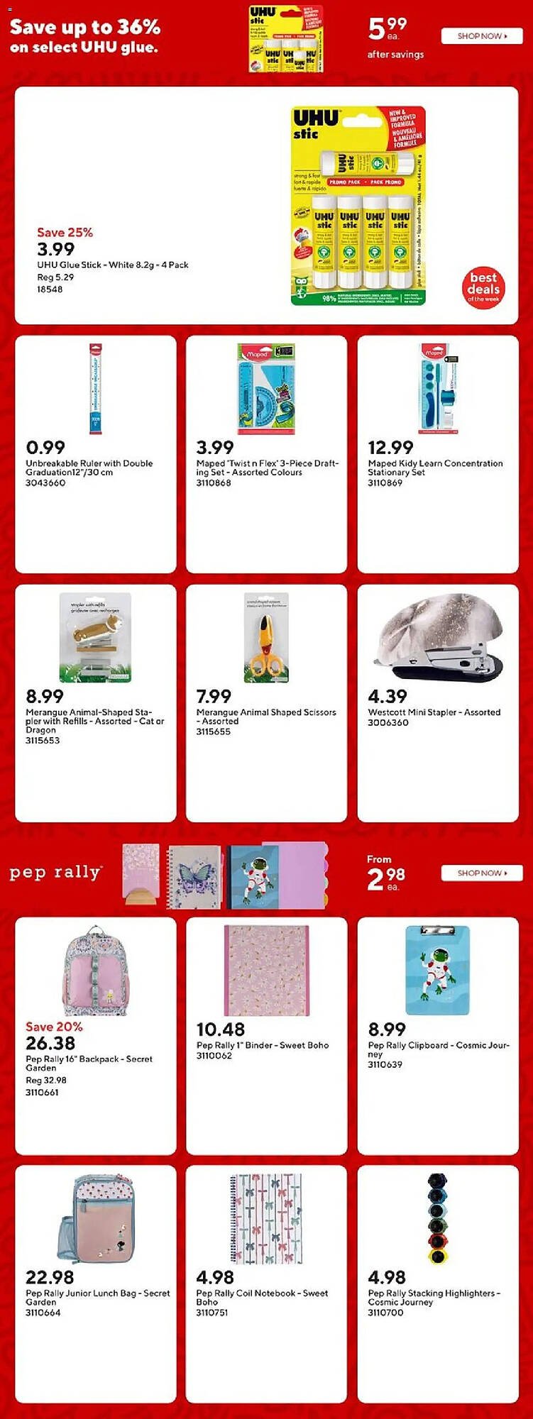 Staples flyer