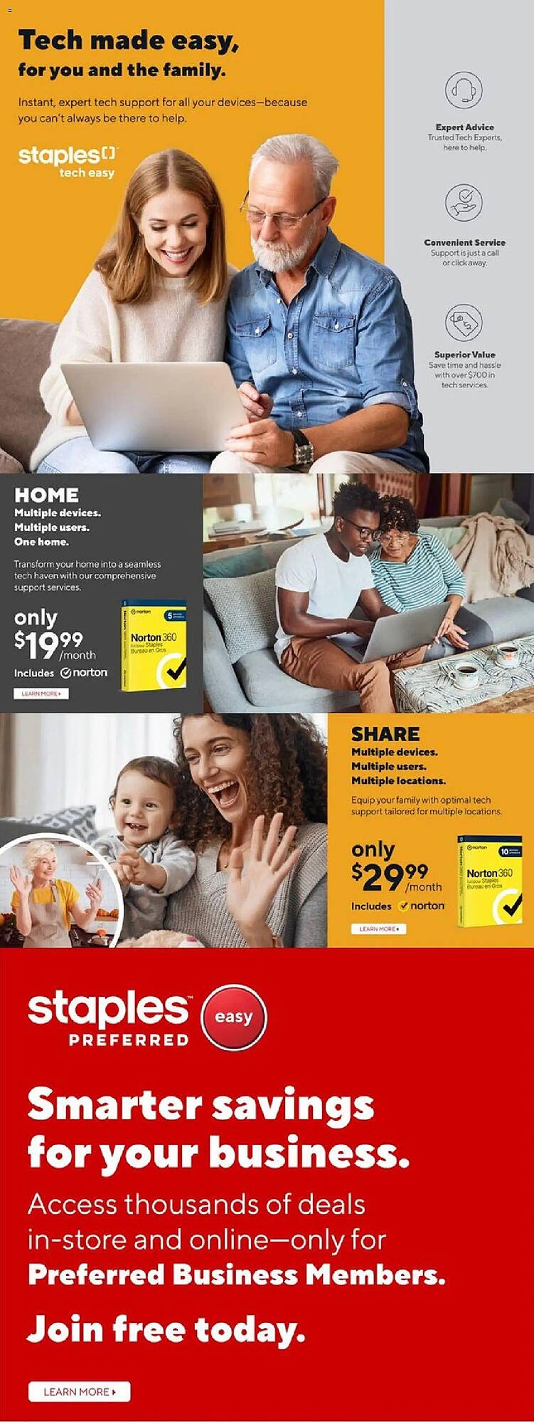 Staples flyer