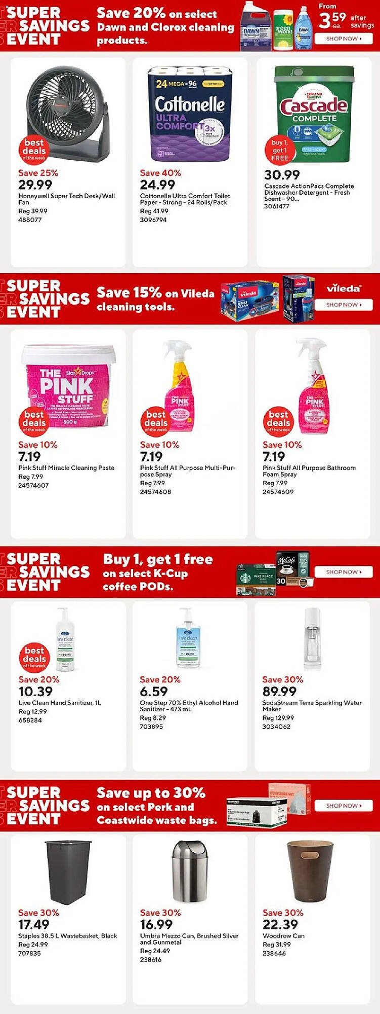 Staples flyer