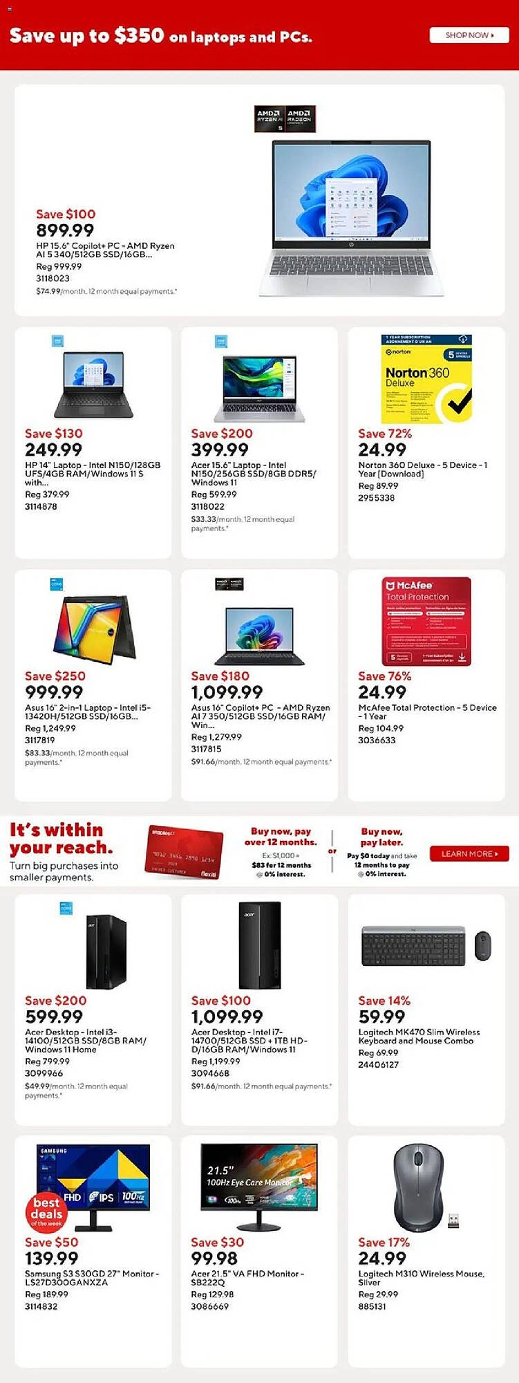 Staples flyer