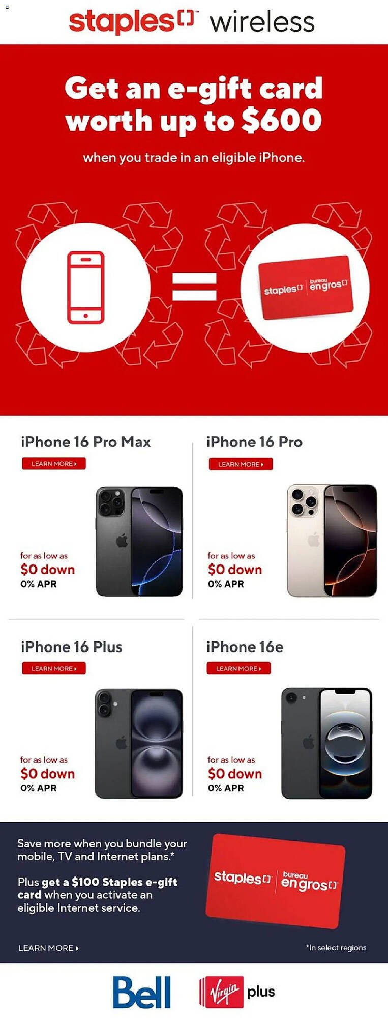 Staples flyer