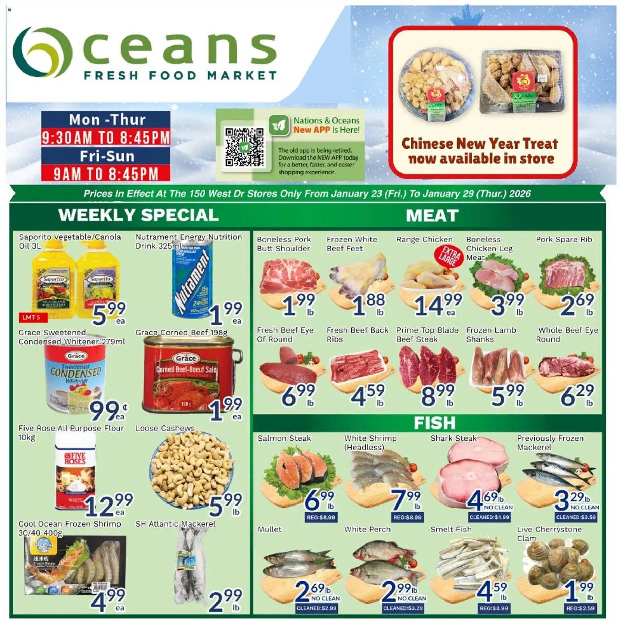 Oceans Fresh Food Market flyer