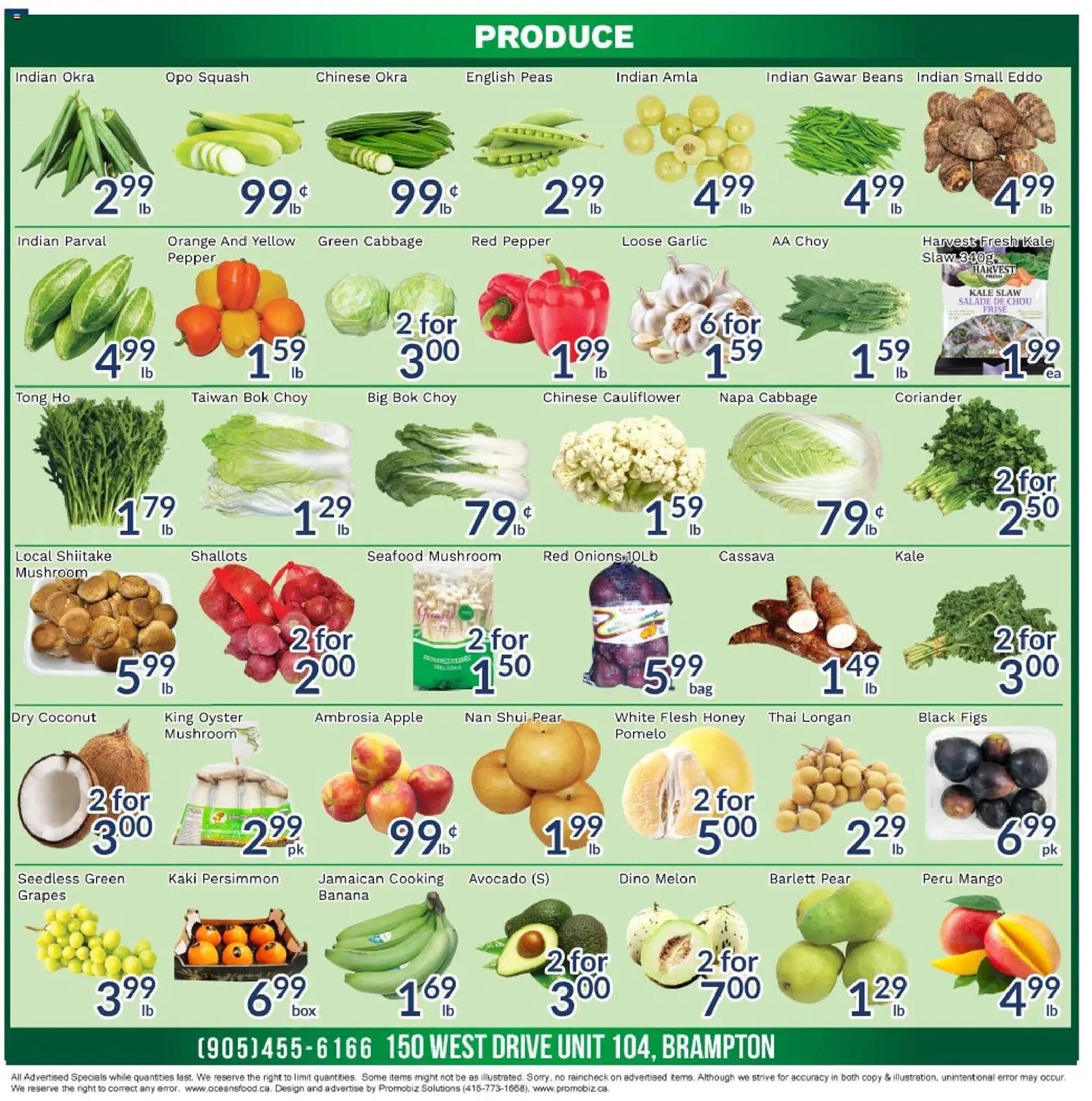 Oceans Fresh Food Market flyer