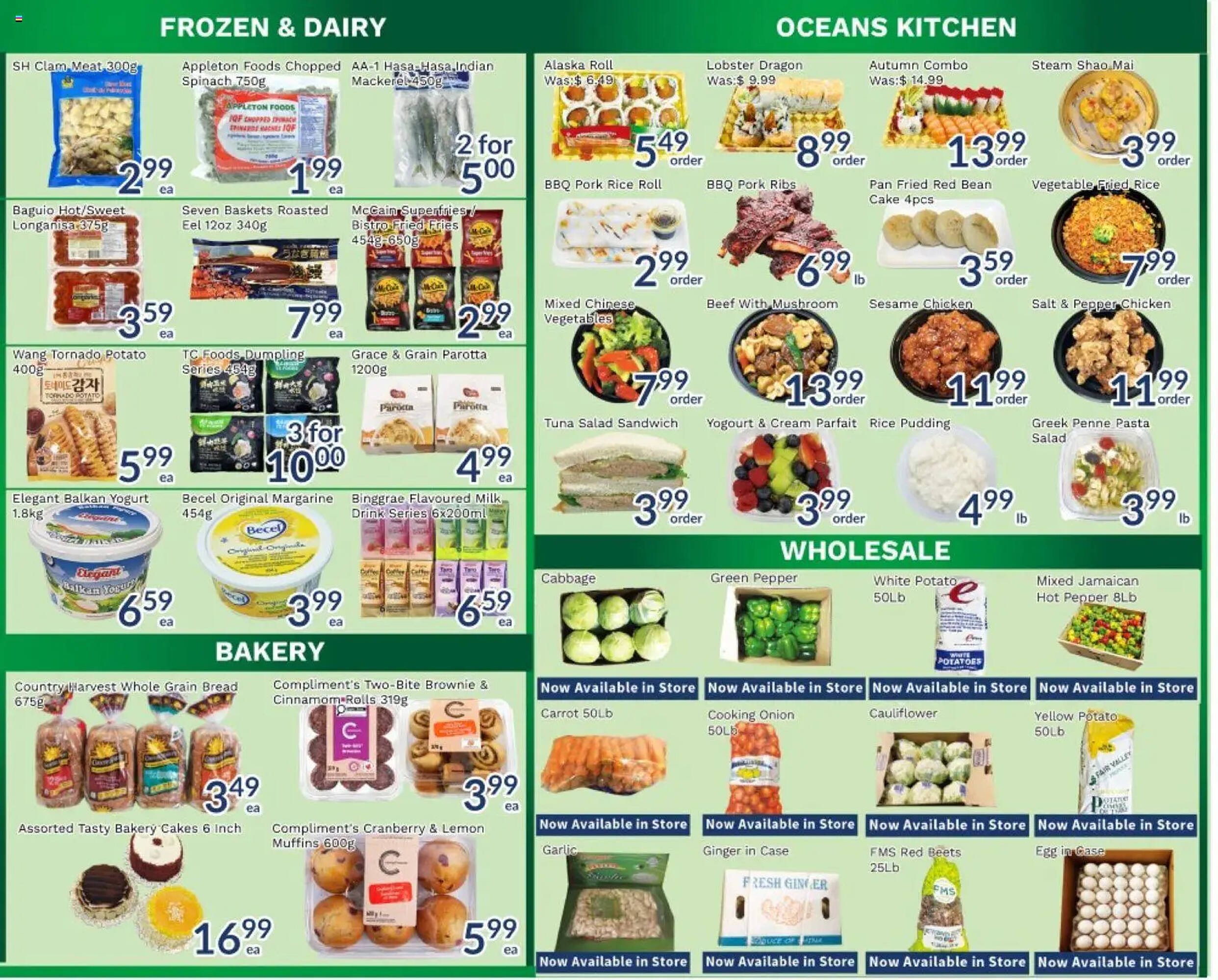 Oceans Fresh Food Market flyer