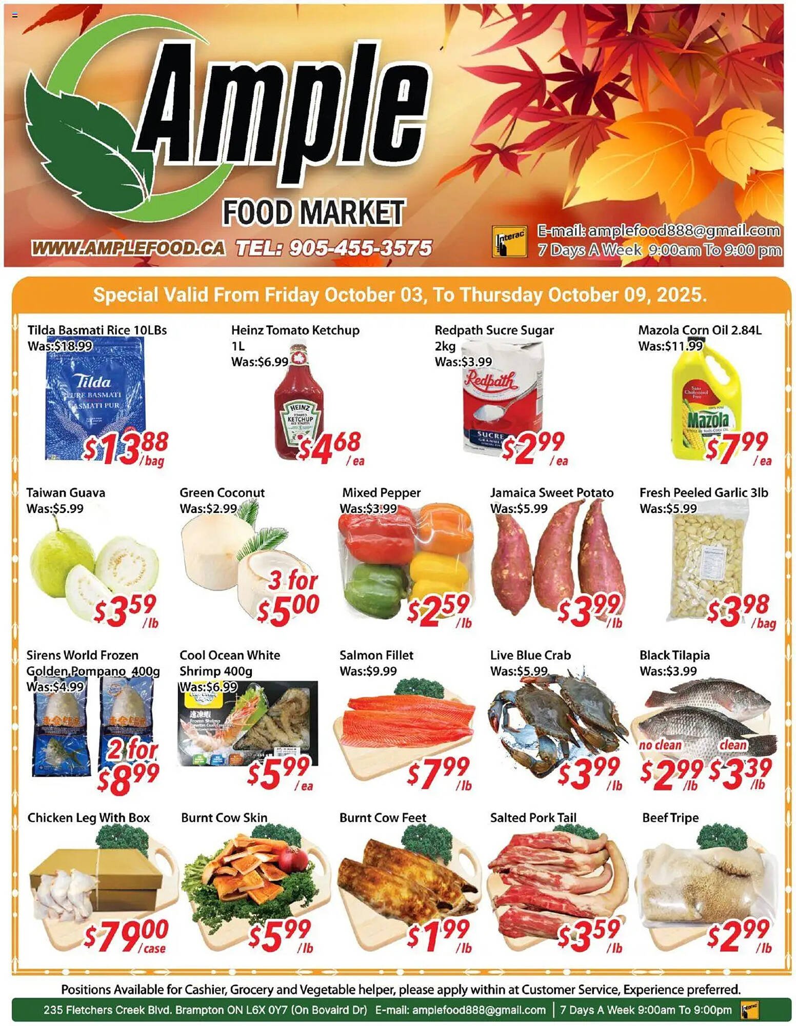 Ample Food Market flyer (2025-10-03 - 2025-10-09) | 1