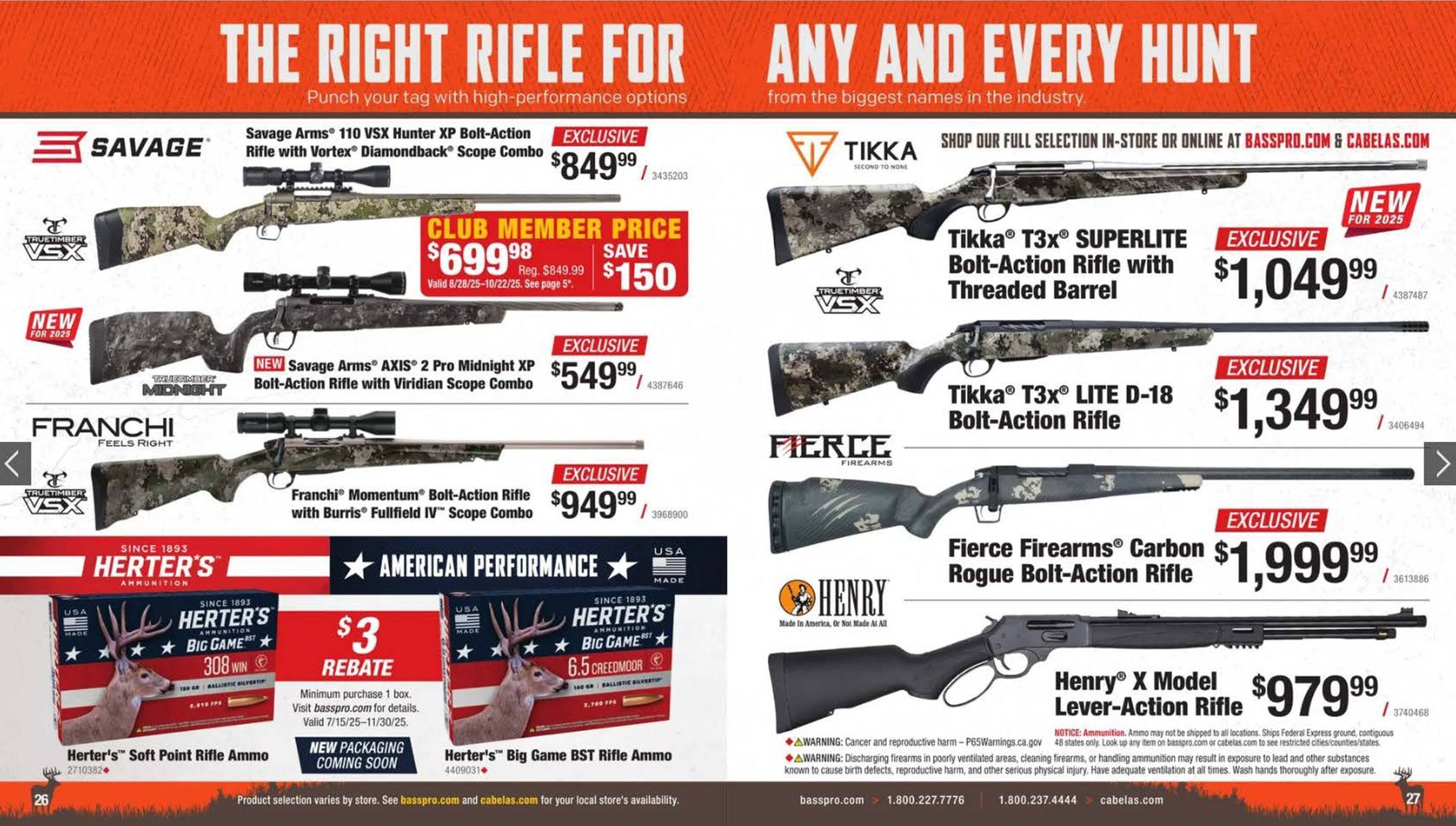 Bass Pro flyer