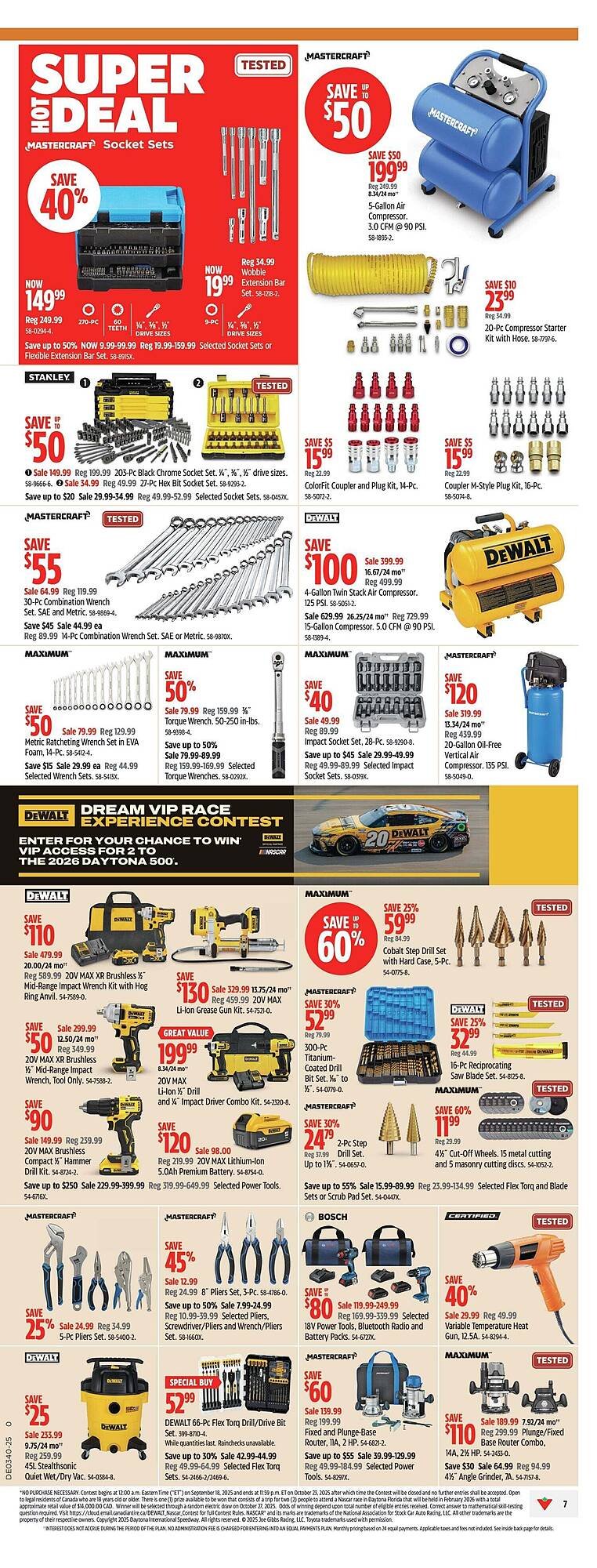 Canadian Tire flyer