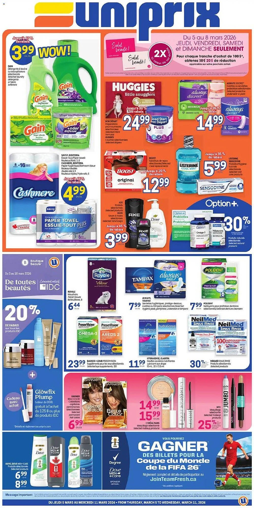 Uniprix flyer (2026-03-05 - 2026-03-11) | 1