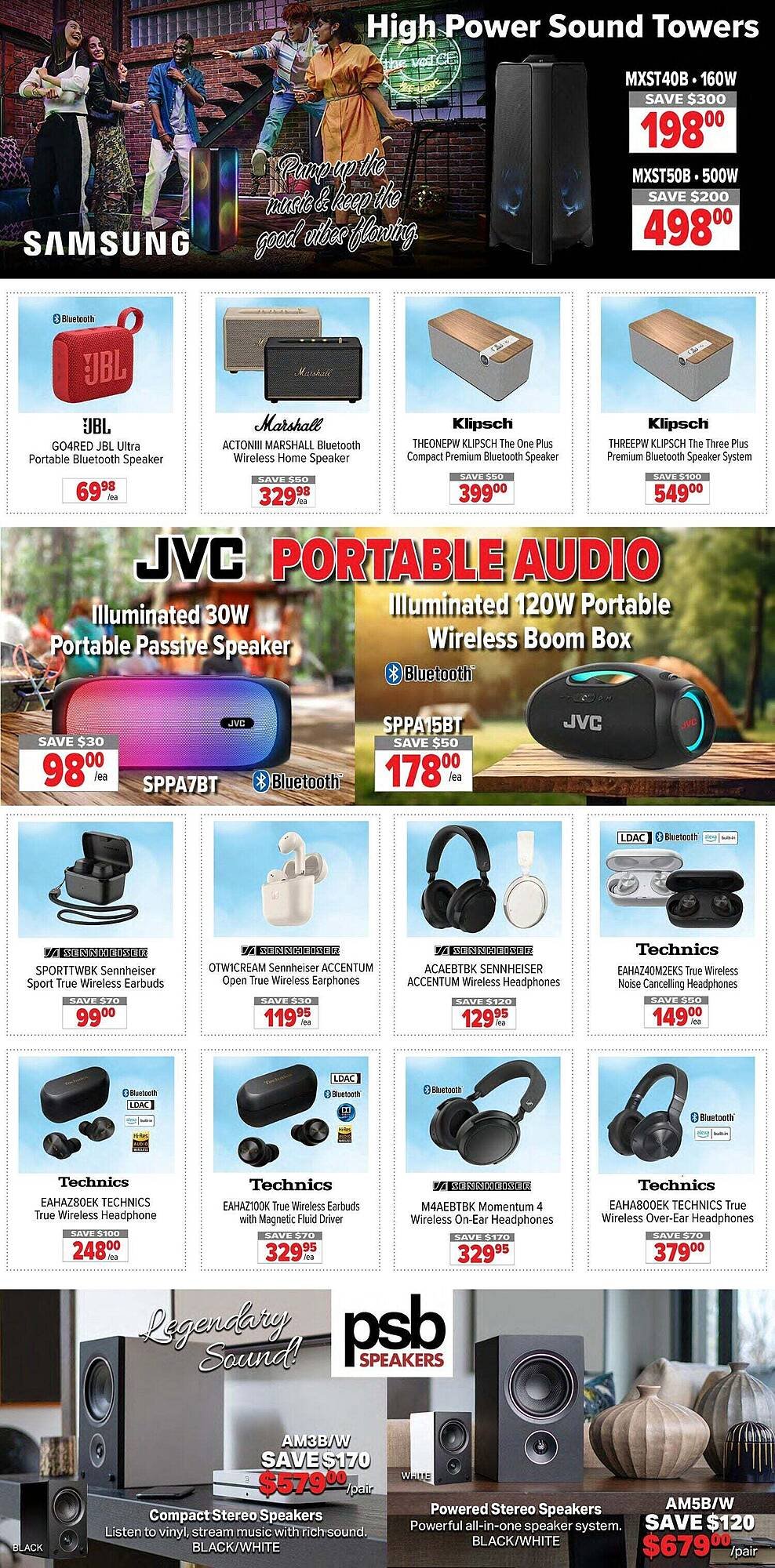 2001 Audio Video flyer