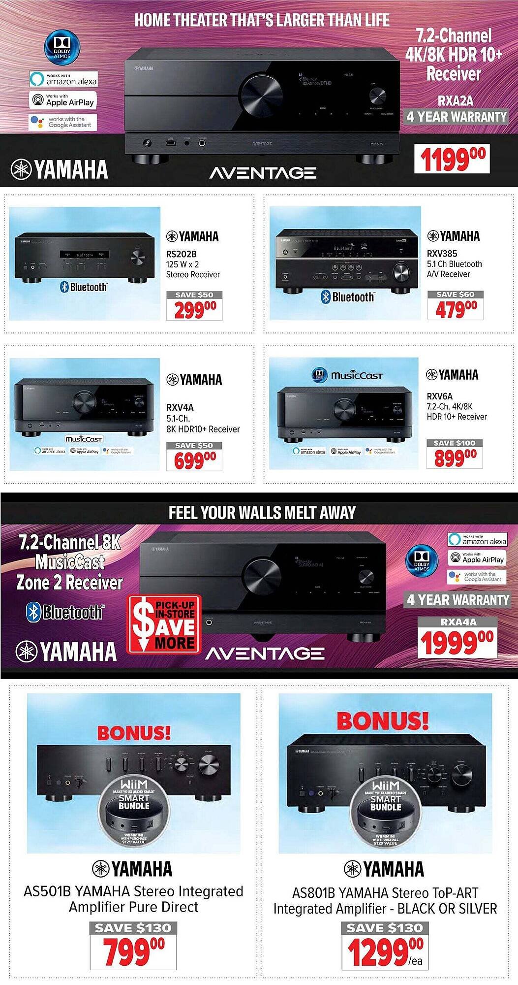 2001 Audio Video flyer