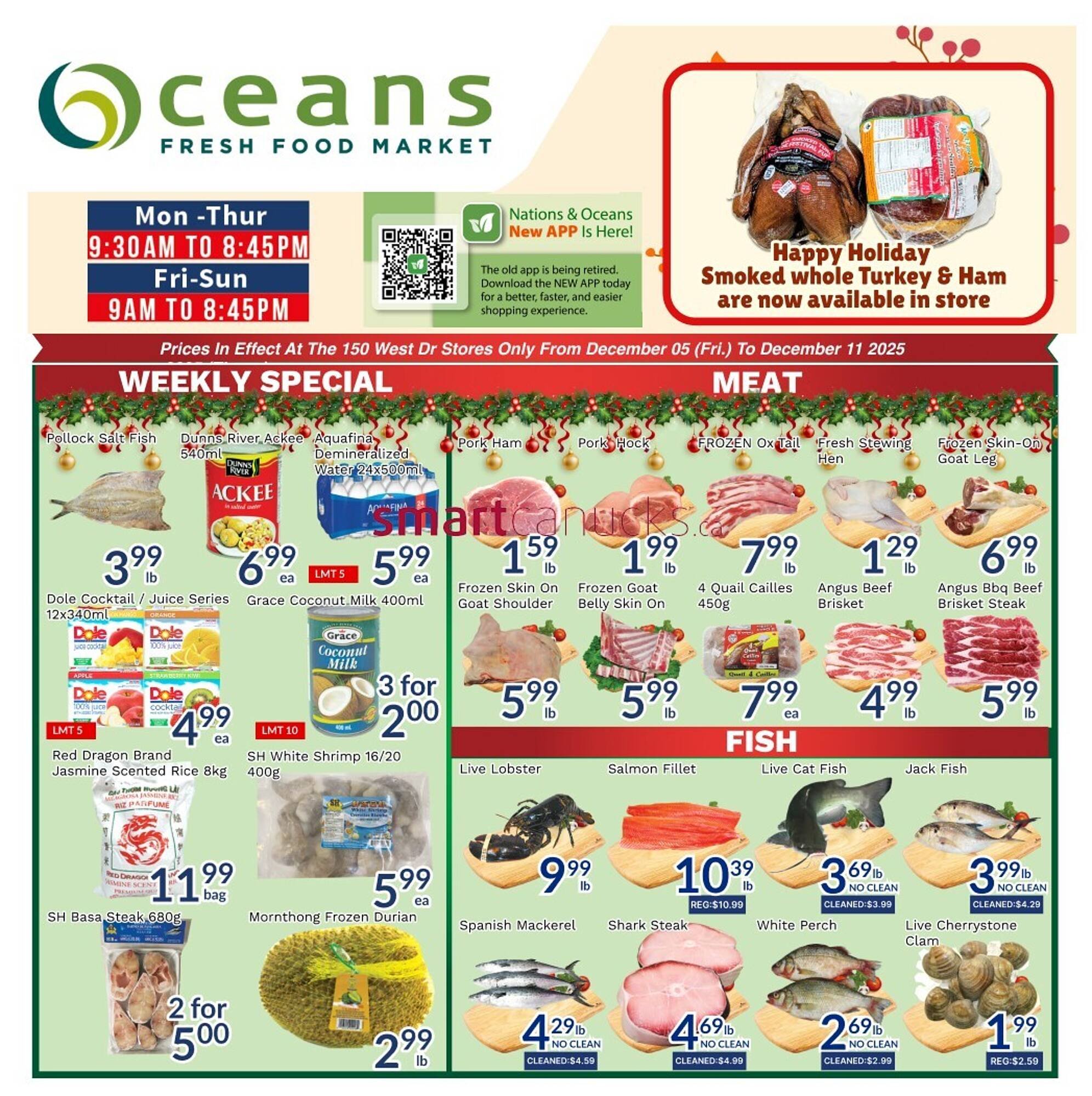 Oceans Fresh Food Market flyer (2025-12-04 - 2025-12-10) | 1