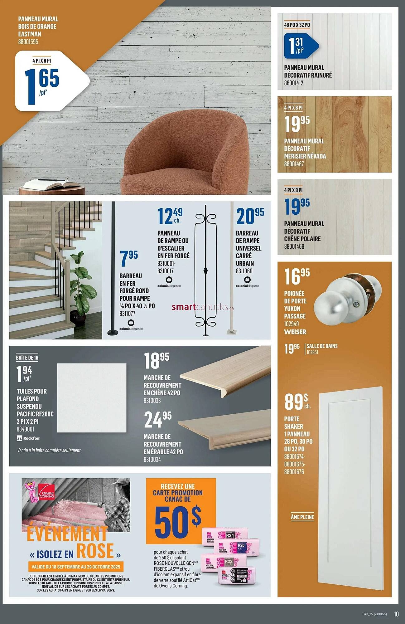 Canac flyer