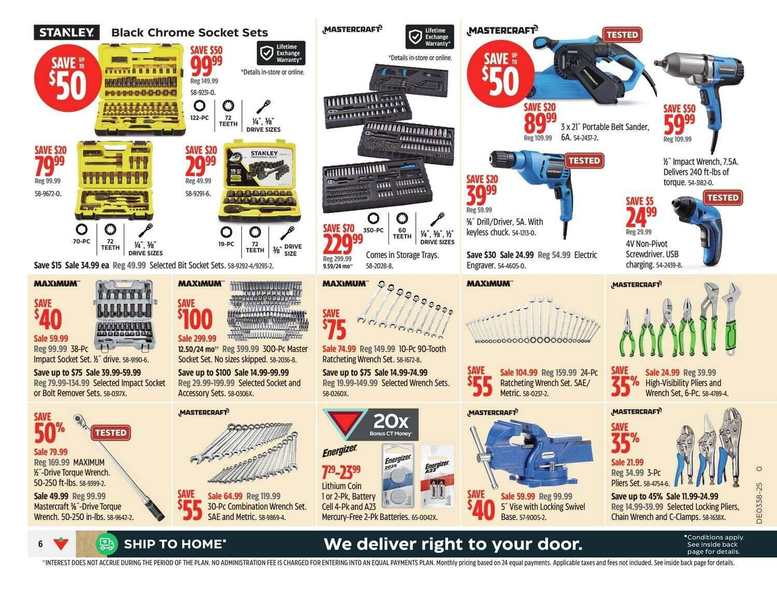 Canadian Tire flyer