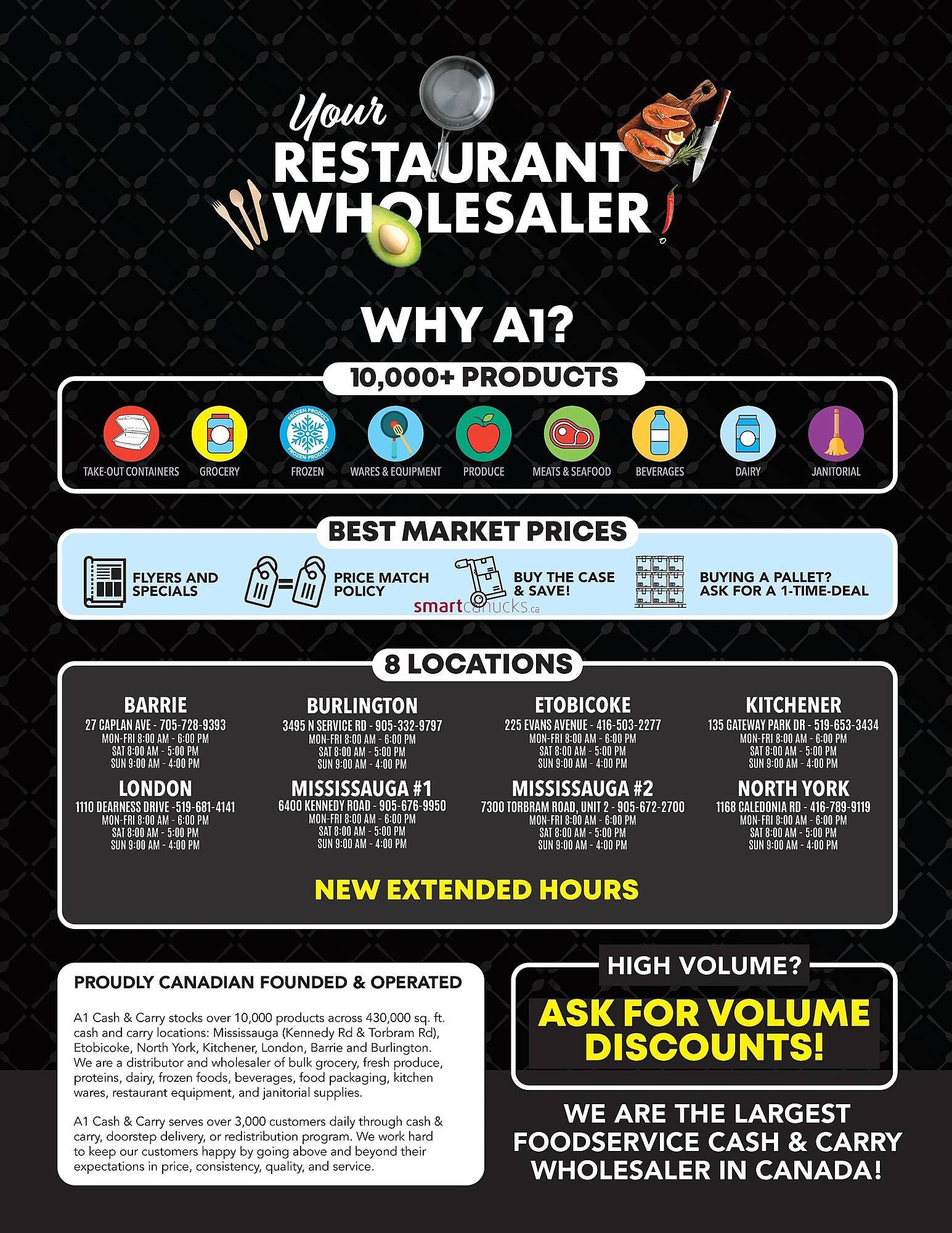 A1 Cash And Carry flyer