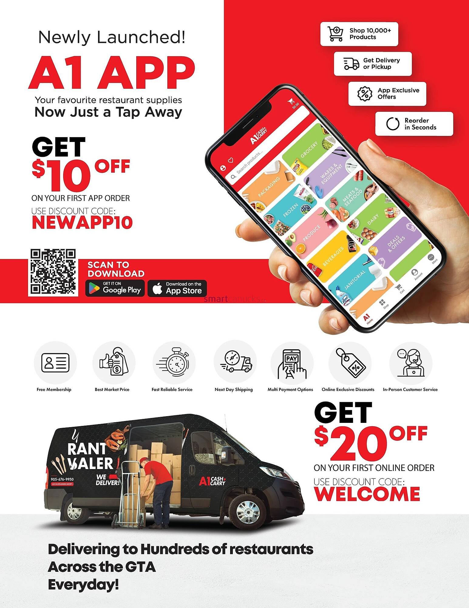 A1 Cash And Carry flyer