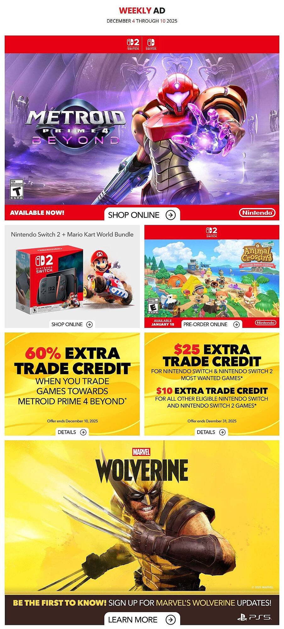 GameStop flyer (2025-12-04 - 2025-12-11) | 1